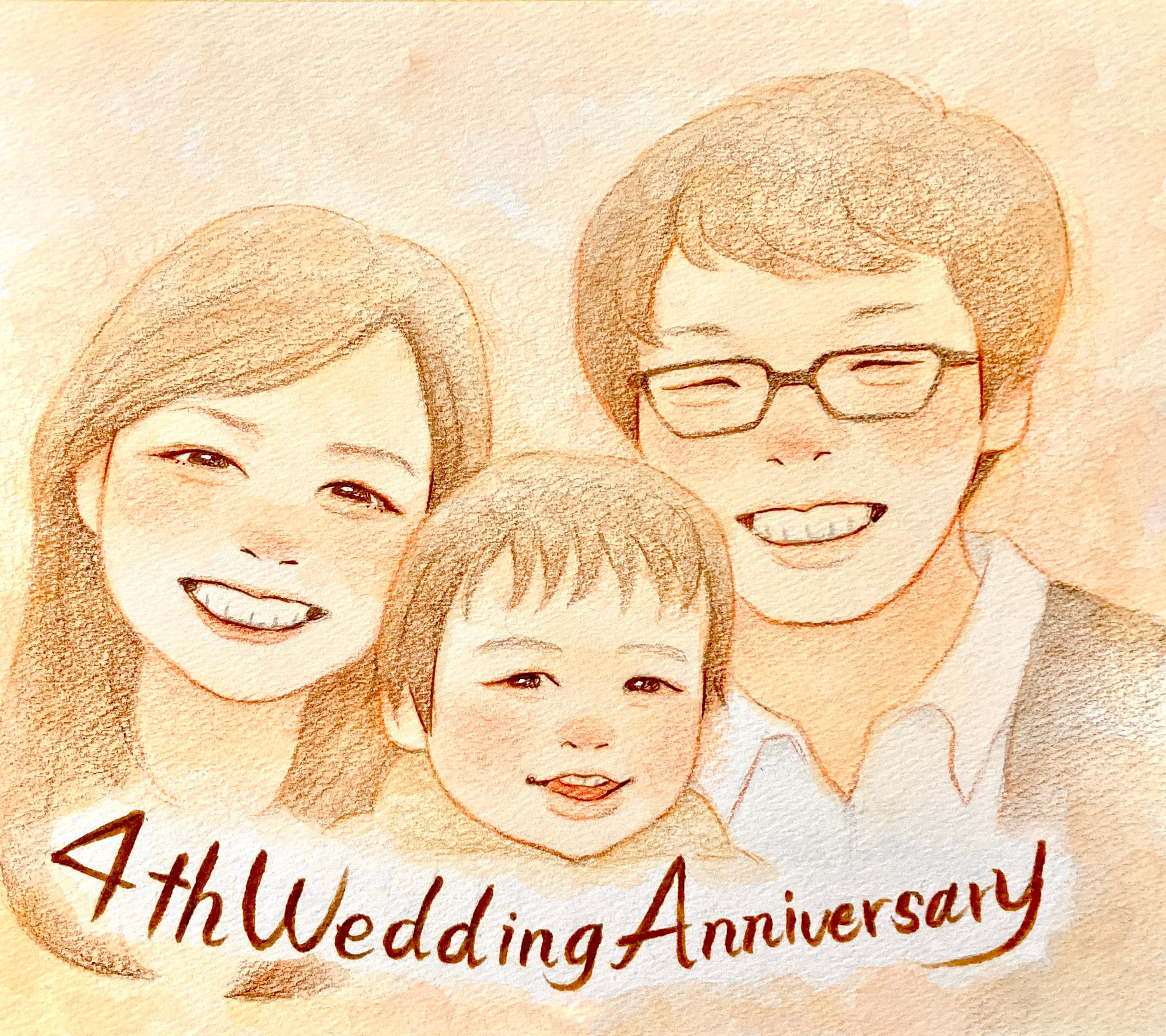 大色紙サイズ 似顔絵 | ApricotMee