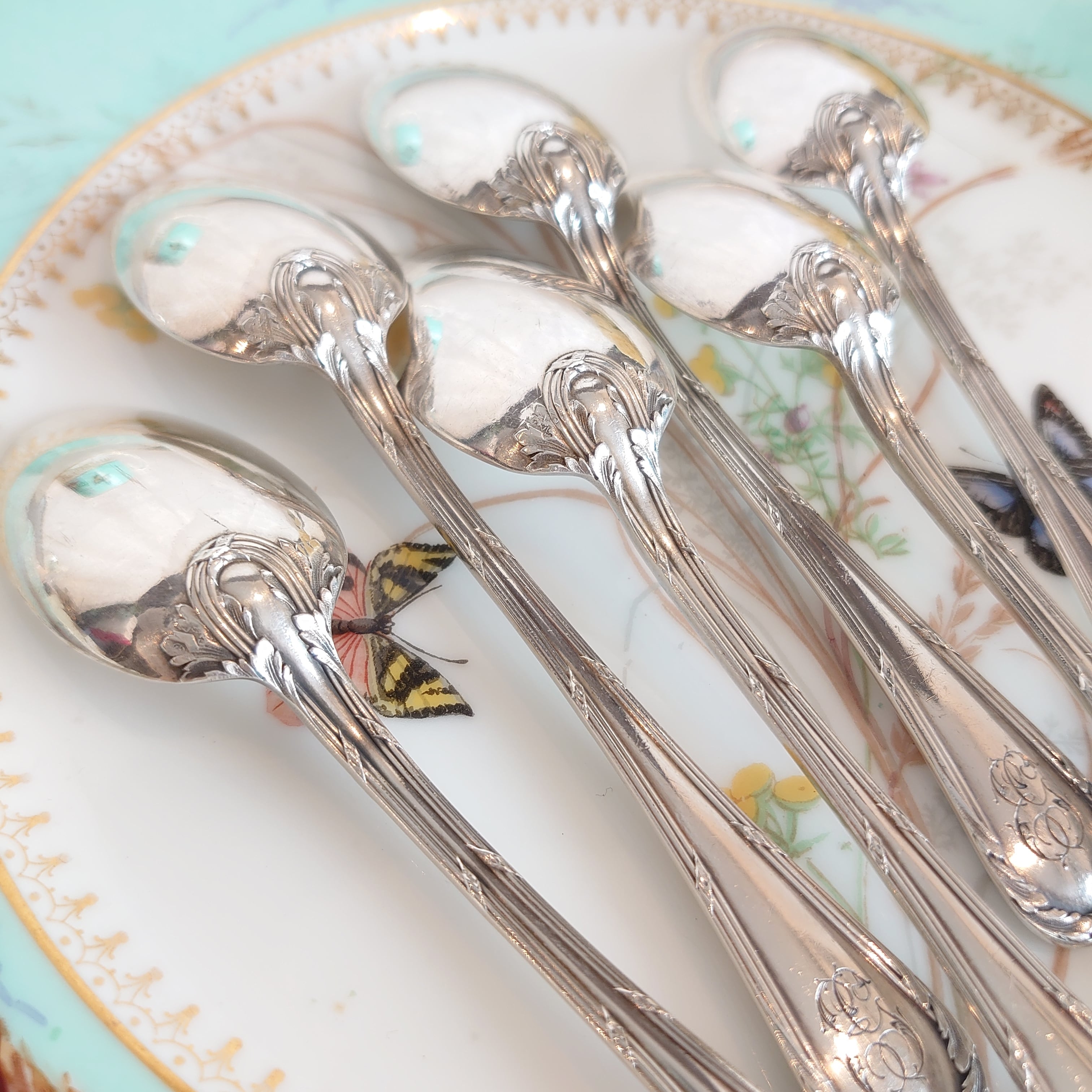 ピュイフォルカ puiforcat spoon 6本組 silver950 | アンティーク