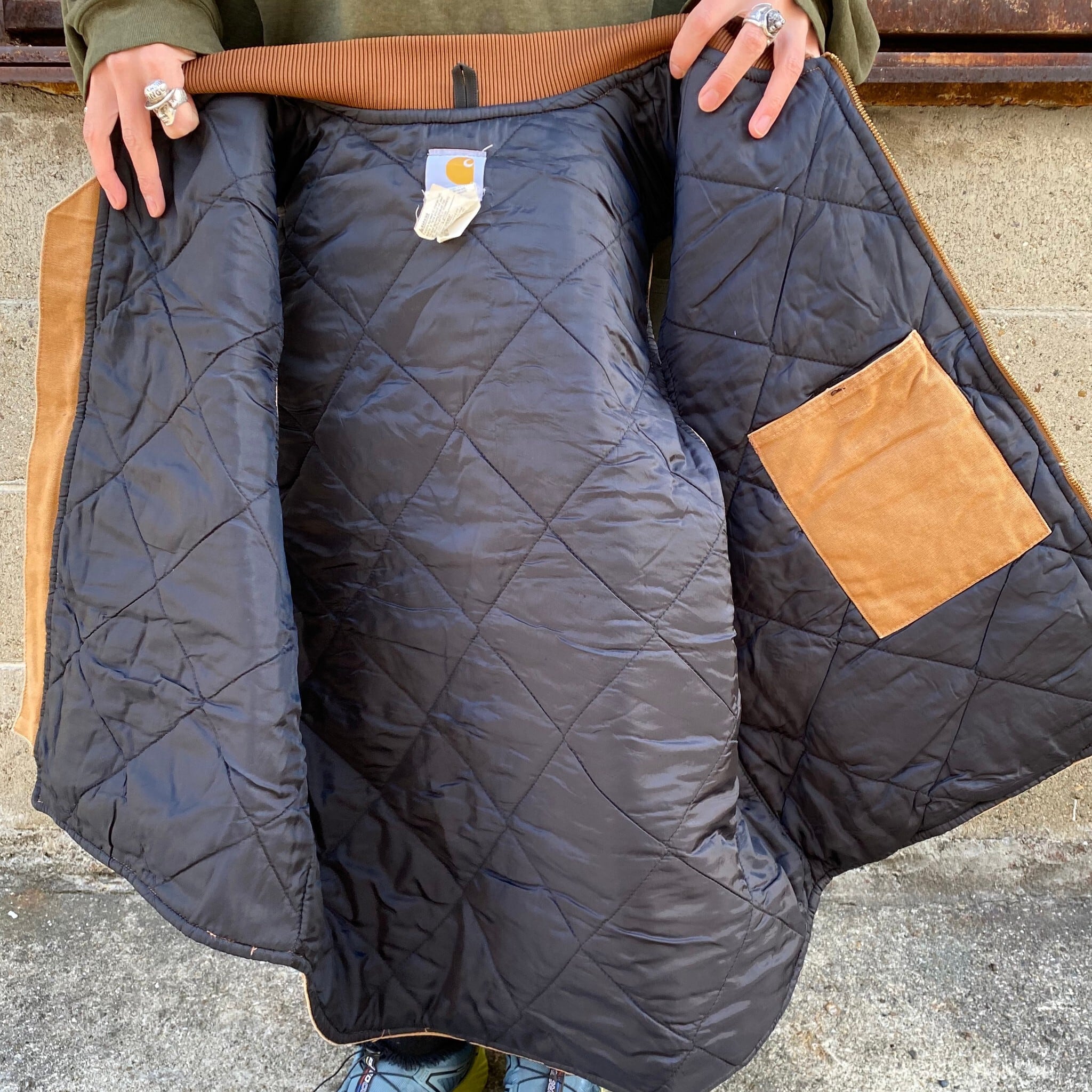 Carhartt カーハート ダック地 ワークベスト メンズXL 古着