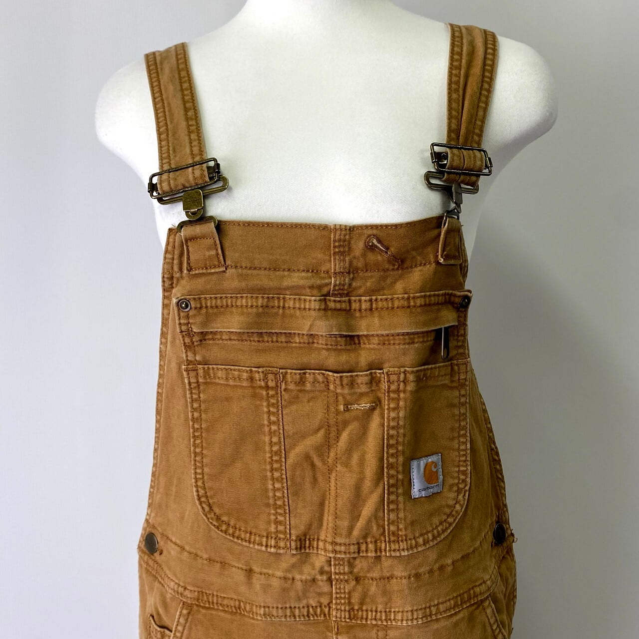 Carhartt カーハート ダック地 ダブルニー オーバーオール 古着