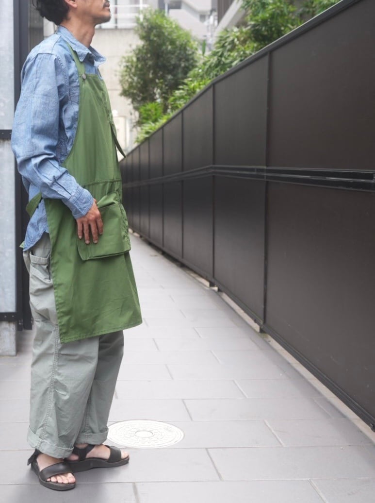 SASSAFRAS(ササフラス) / Landscaper Apron-Olive- (SF-242132) | Signs