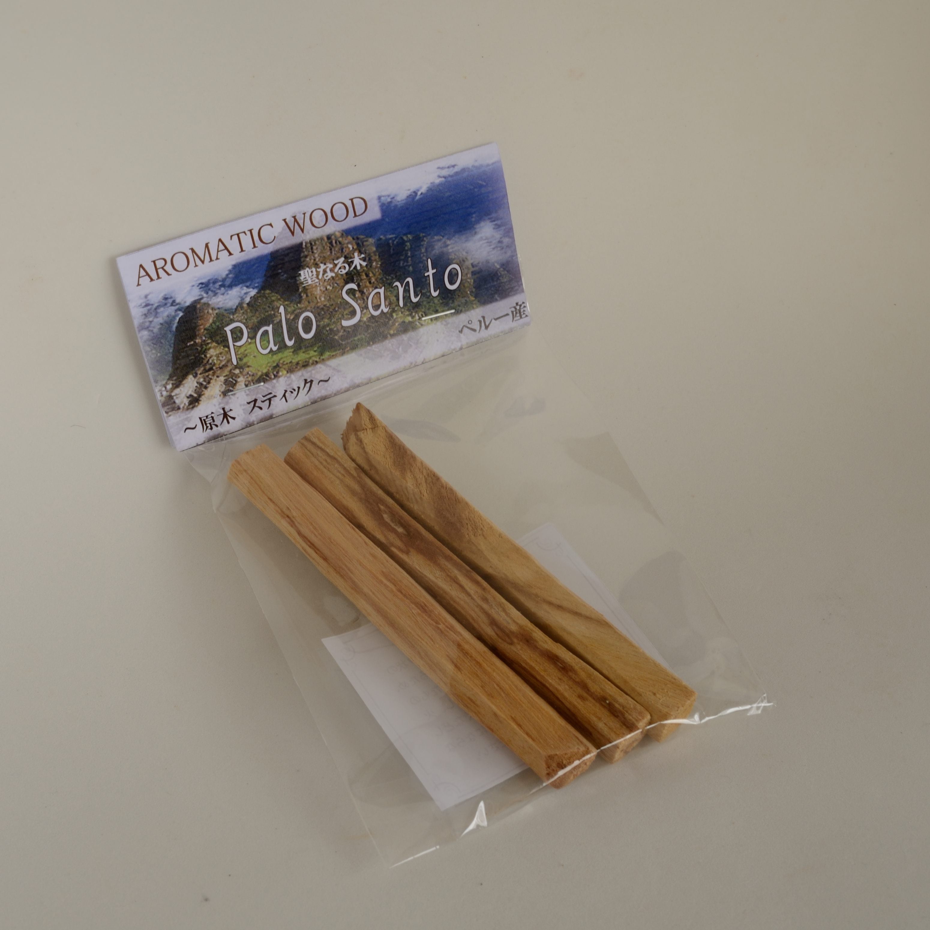ペルー産 パロサントスティック（パロサントウッド香・聖なる樹