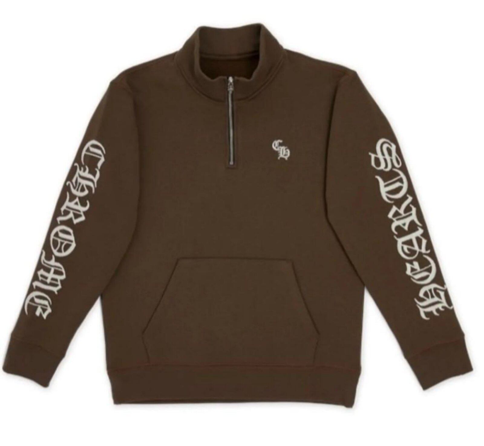 CHROME HEARTS クロムハーツ ハーフジップ ジップアップ スウェット