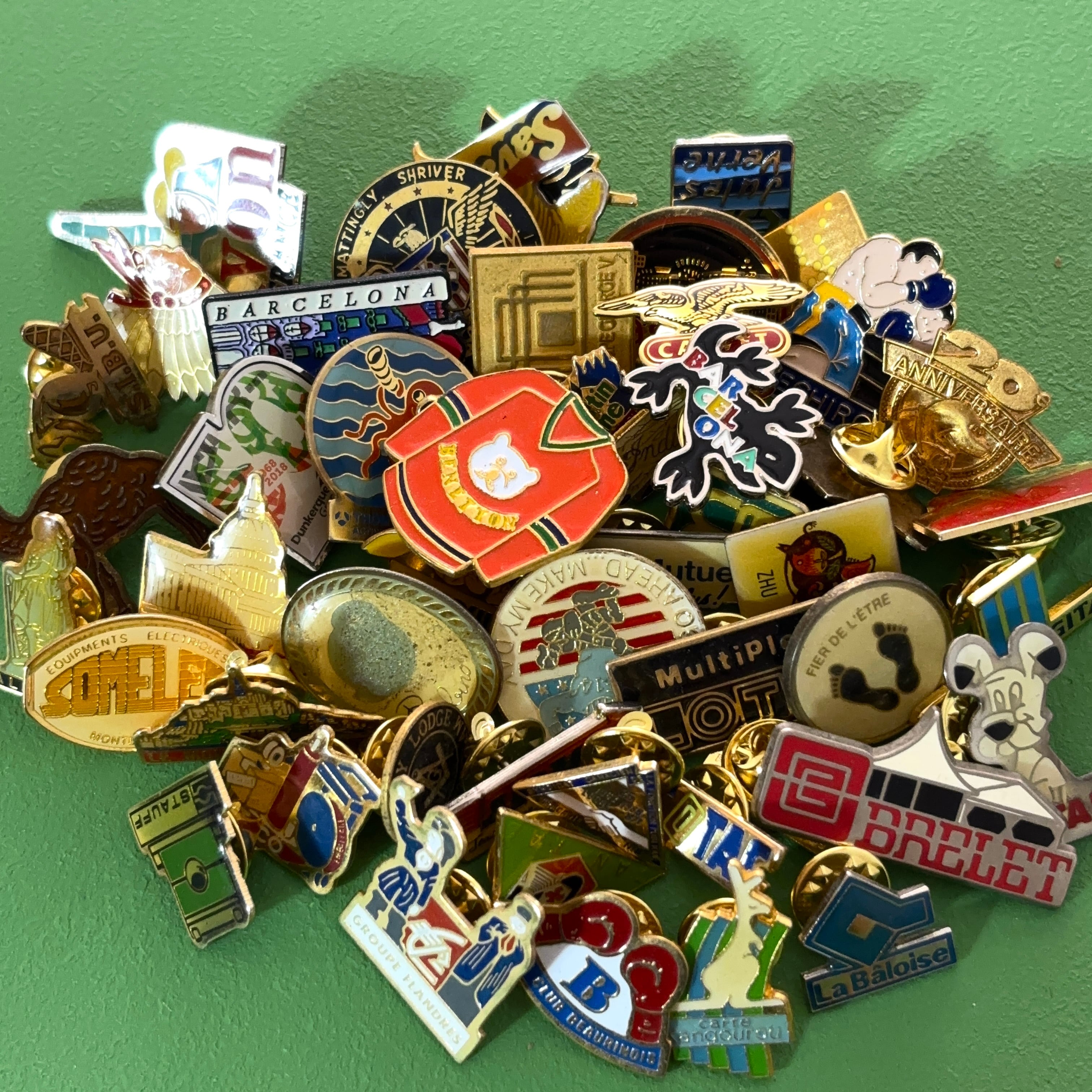 50個 フランス雑貨 ヴィンテージ ピンバッジ ピンズ France pins Pin