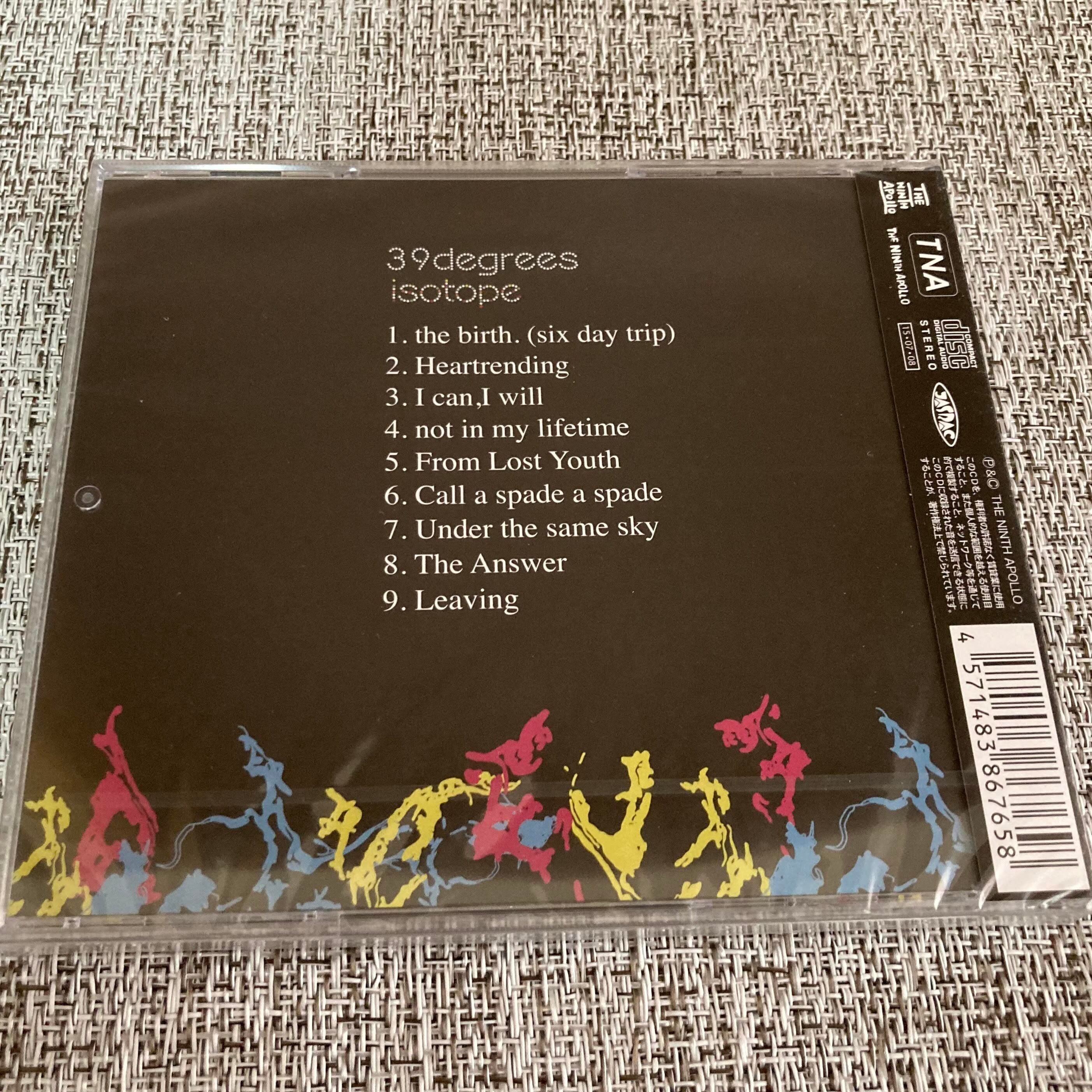 39degrees CD セット □[廃盤] 39degrees 初期音源収録 アルバムCD