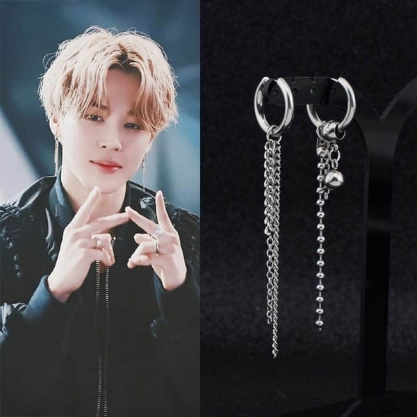 2個セット KPOP BTS ジミン着用 JIMIN ジミン ピアス ロングタッセル
