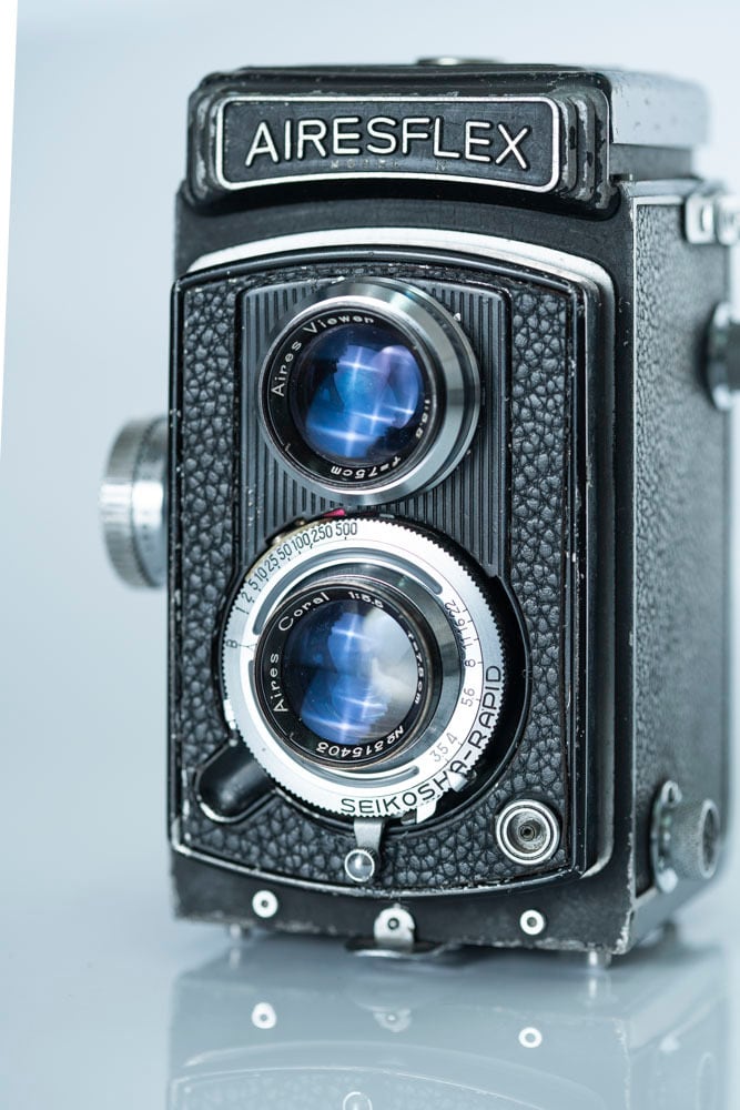 二眼レフカメラ AIRESFLEX アイレスフレックス Ⅳ型 【送料無料