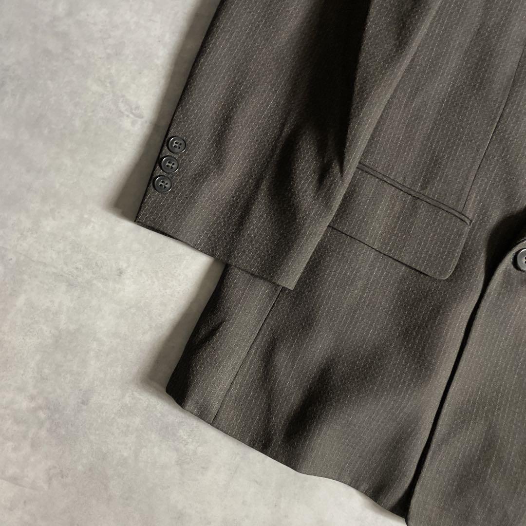 90s ヴィンテージ スーツ ダブル セットアップ 成人式vol.117茶ピンク