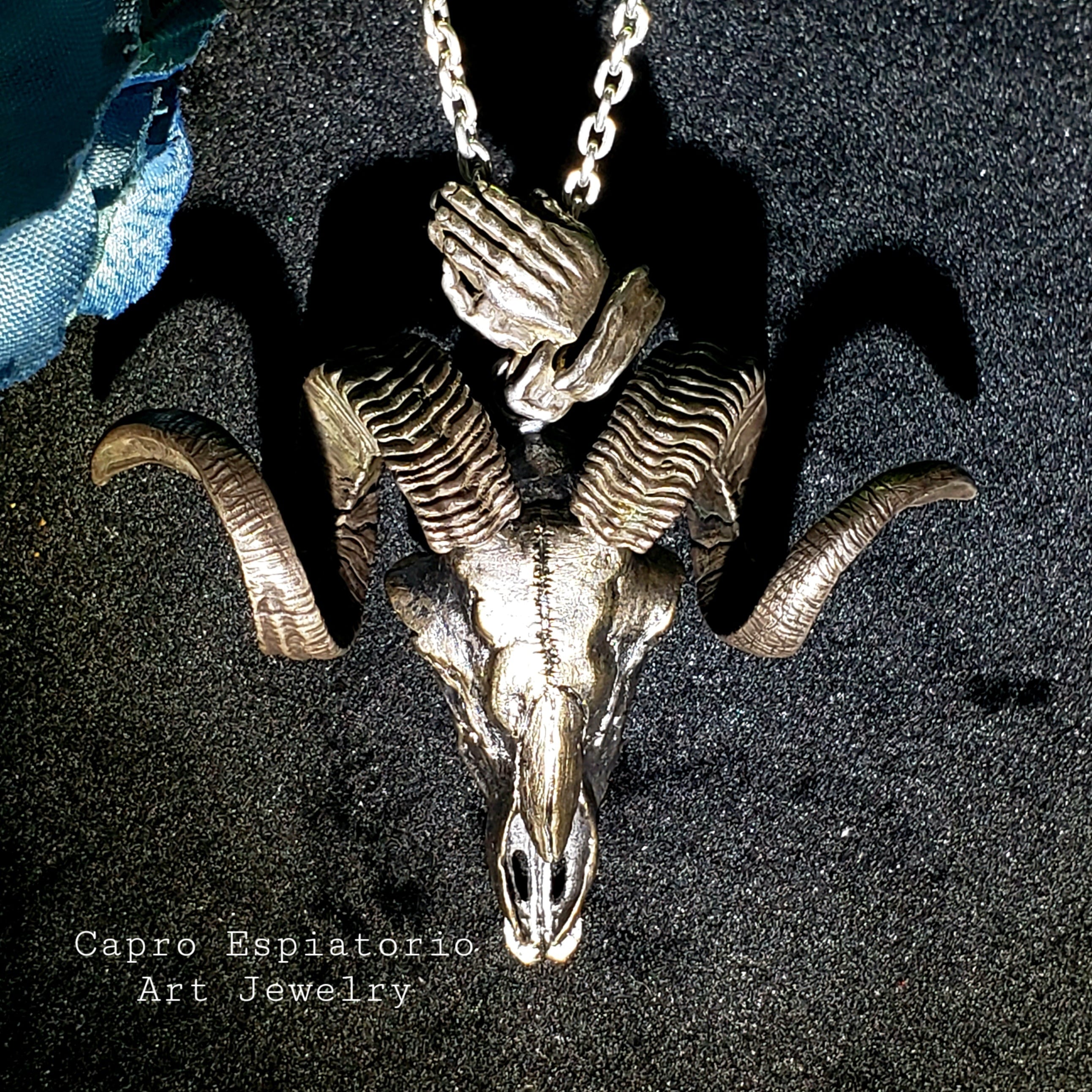 山羊のスカルに祈りを込めた】REVELATION NECKLACE Silver925