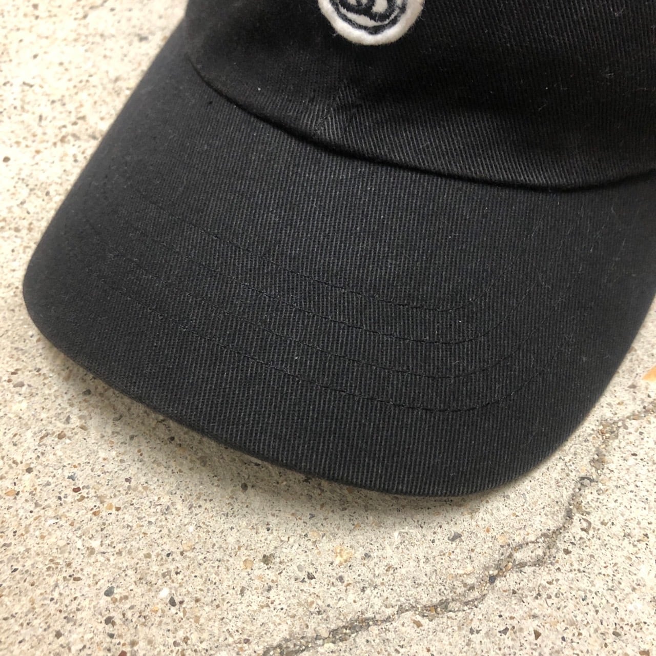 90～00s OLD STUSSY/SS Link Logo Cap/台湾製/Free/SSリンクロゴ