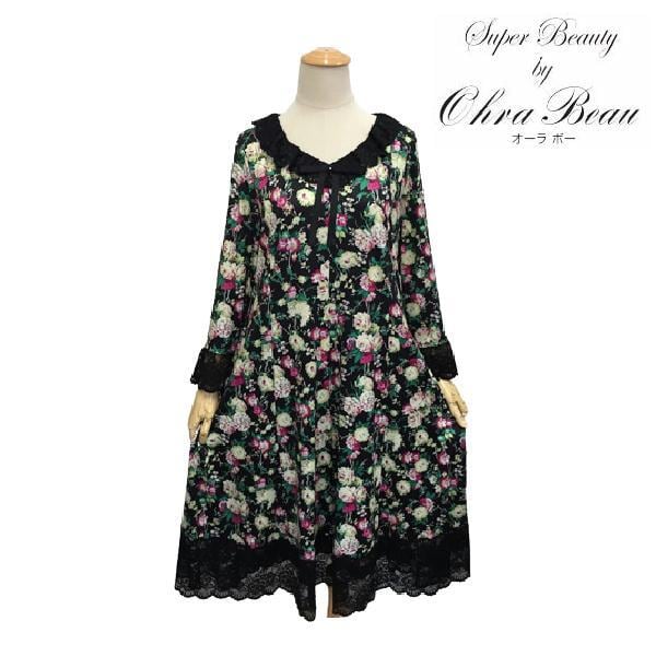 スーパービューティー ワンピース 2022年秋冬 ストレッチ 花柄