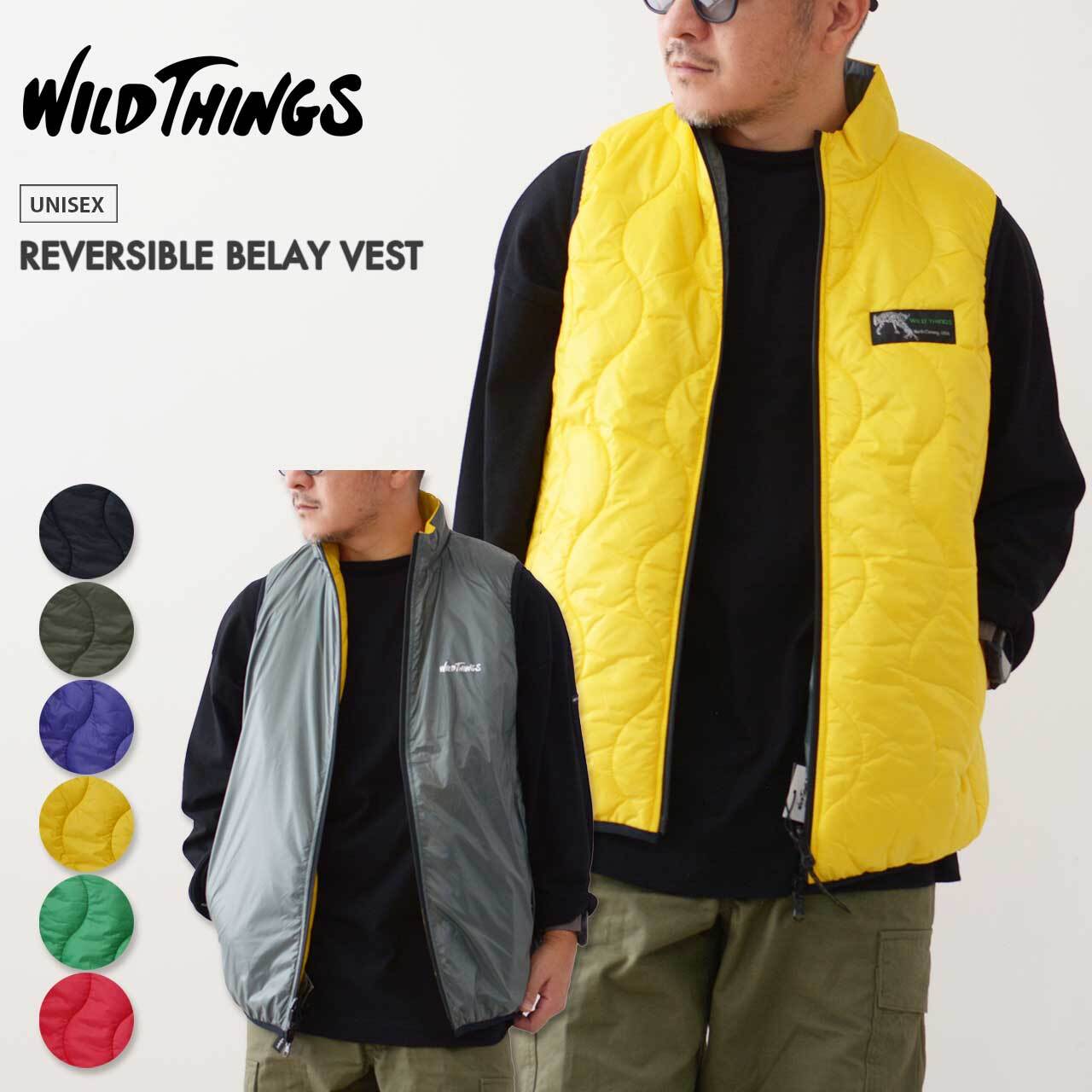 WILD THINGS[ワイルドシングス] REVERSIBLE BELAY VEST [WT24121SK