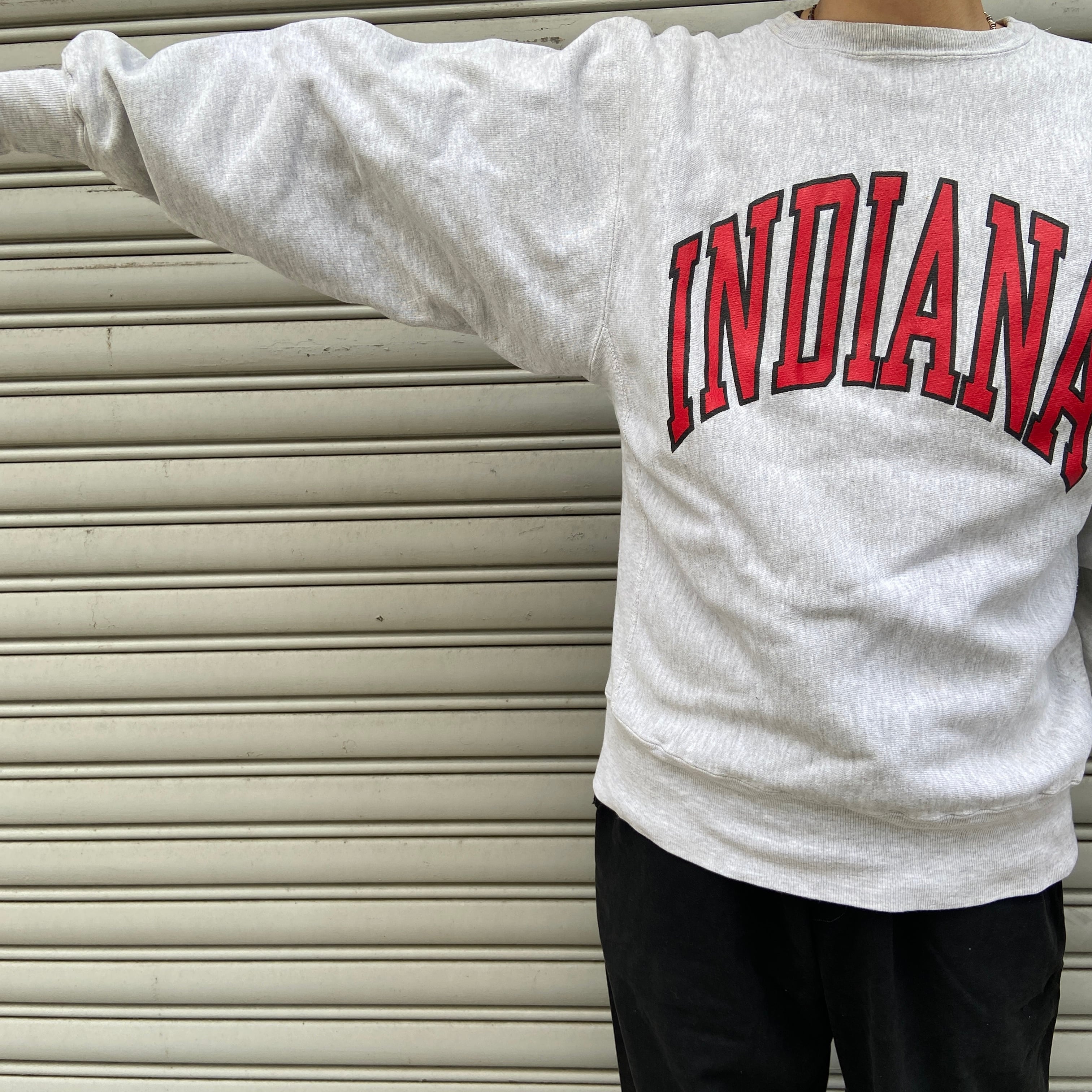 90s USA製 チャンピオン リバースウィーブスウェット カレッジ グレー