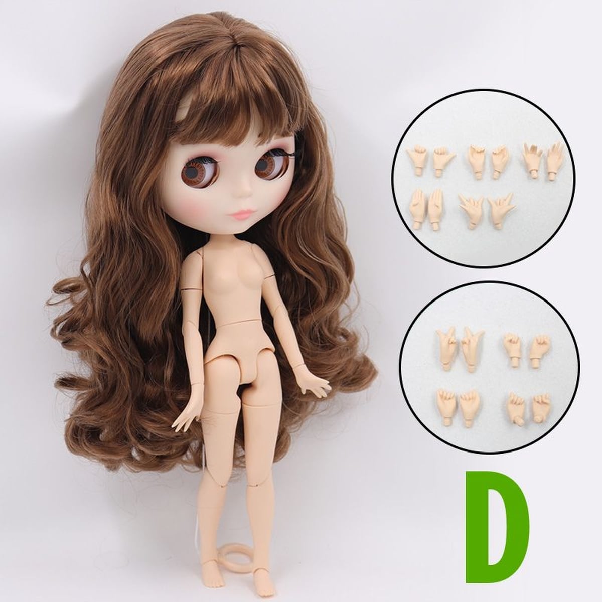 アイシードール ハンドパーツセット 1/6ドール 本体 可動ボディ