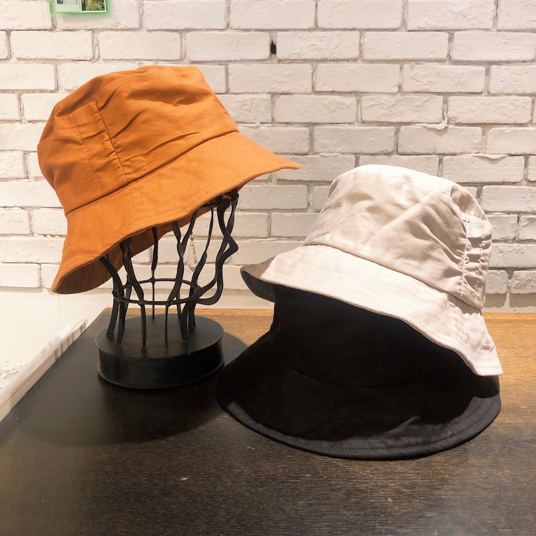 ケツメイシバケットハット オリーブ色カーキ帽子カシラCA4LA 新品