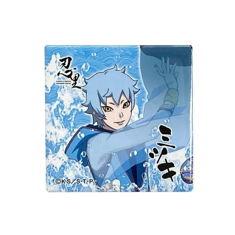 真夏の大水遁祭 スクエア缶バッジ 【NARUTO&BORUTO 忍里