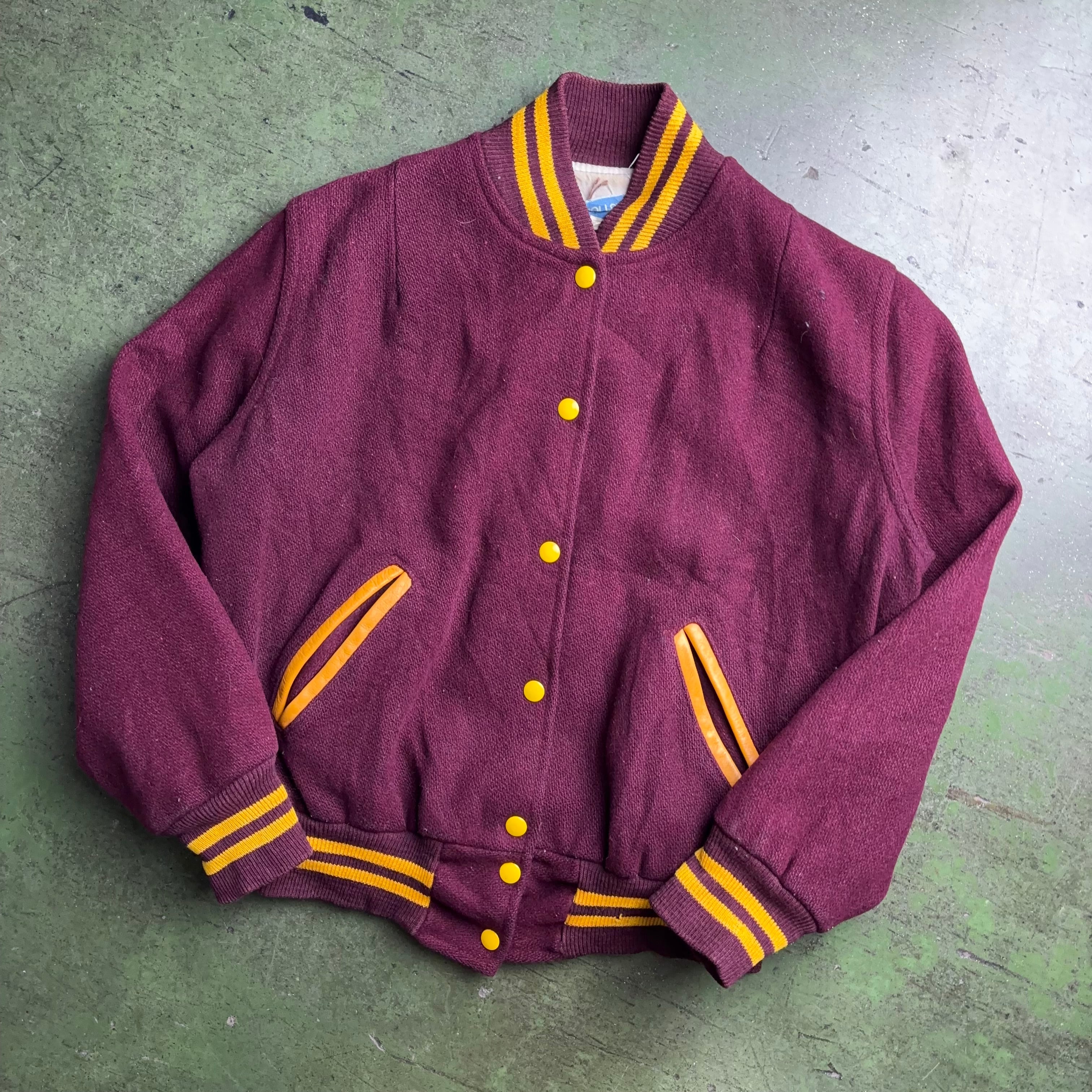 60's~70's HOLLOWAY Award Jacket Stadium jacket SIZE M MADE IN USA