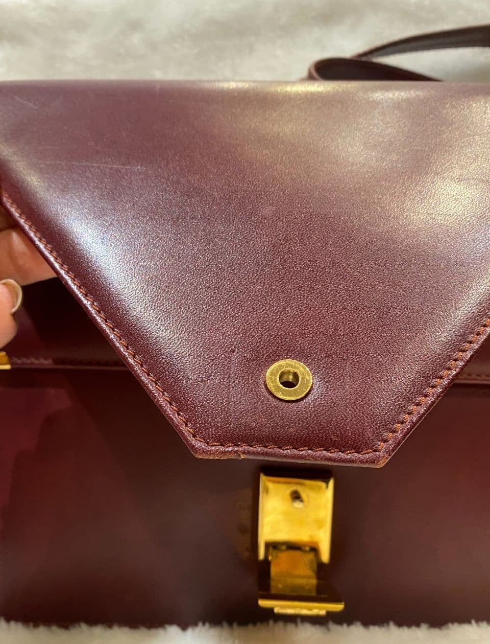 Cartier カルティエ マストライン ボルドー ショルダーバッグ マスト