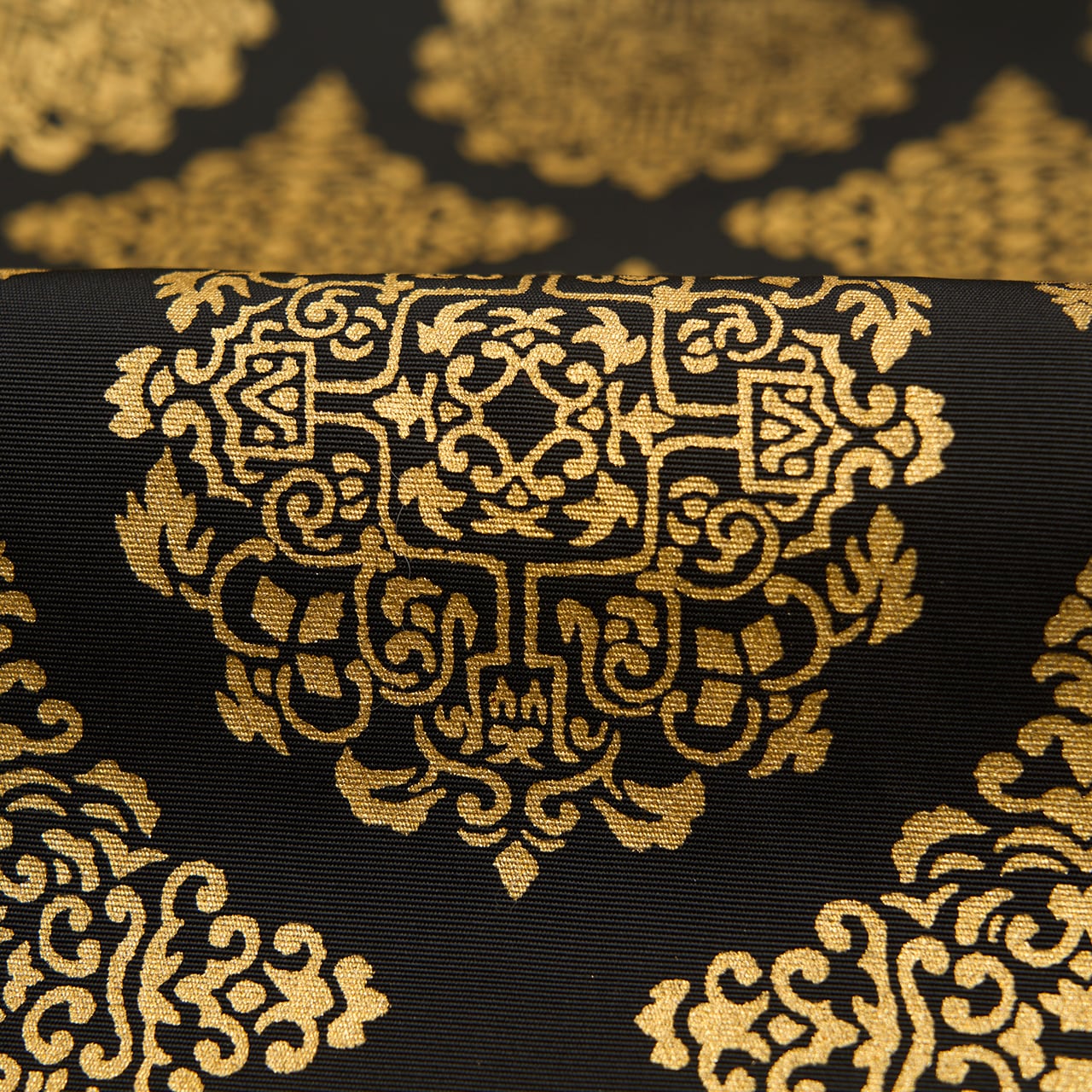 正倉院宝相華文 金箔加工名古屋帯【未着用品】 | かわの屋