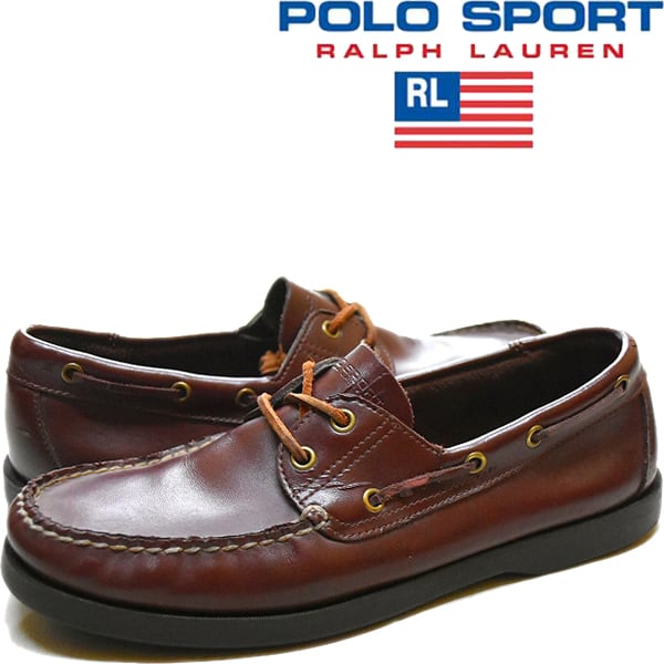 90's POLO SPORTS デッキシューズ レザー アメカジ ヴィンテージ｜ポロ