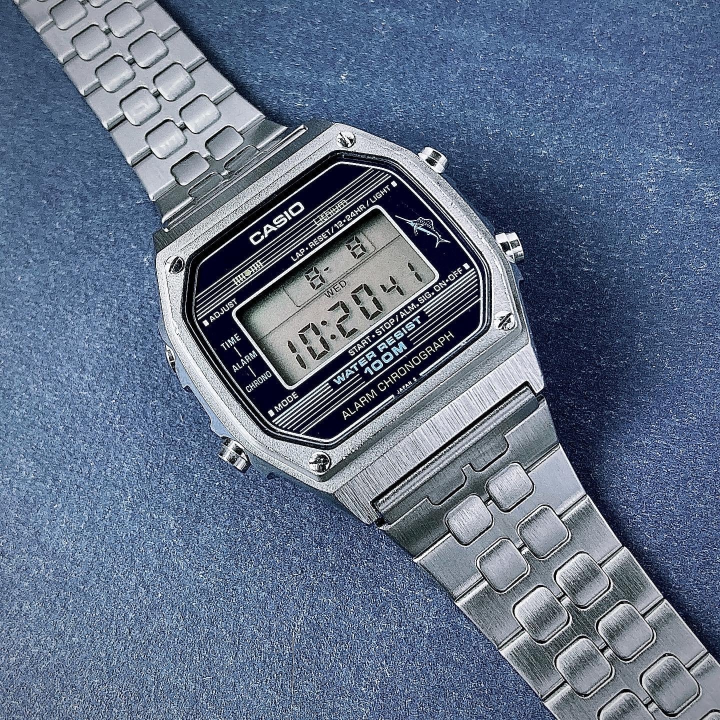 商品番号197 casio w350紺 marlin | ふるカシ時計