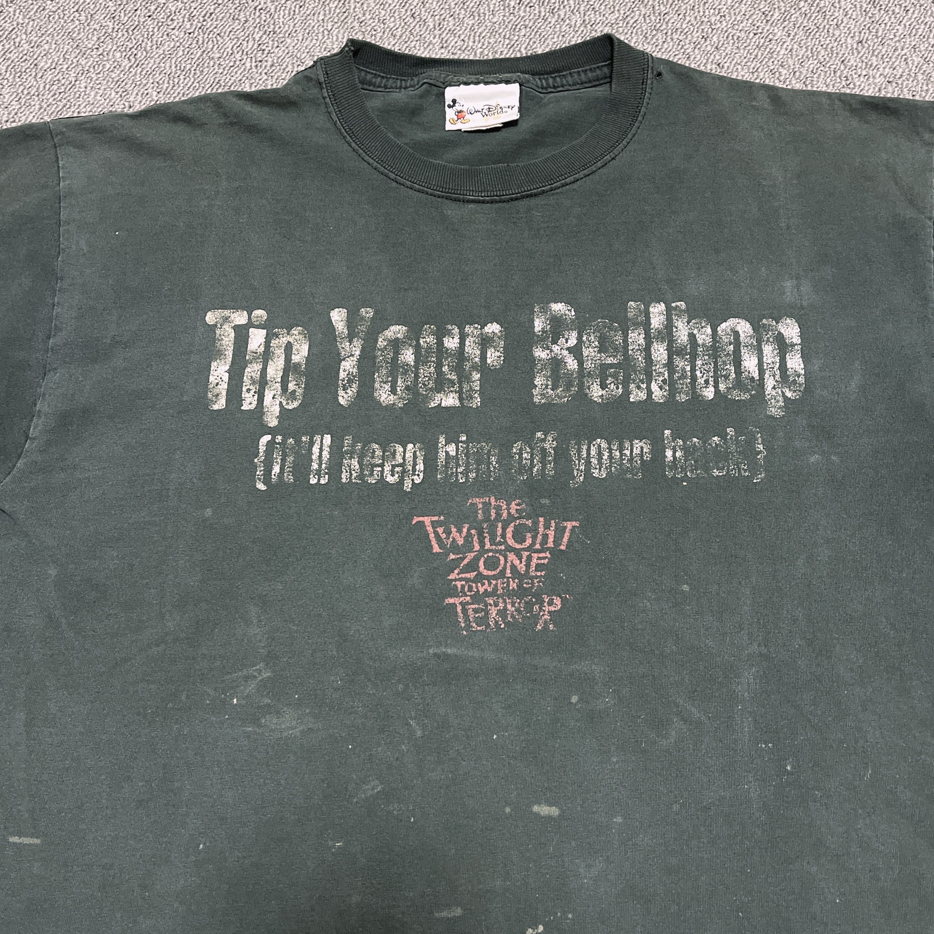 disney タワーオブテラー 骸骨 ヴィンテージTシャツ USA製 | Black