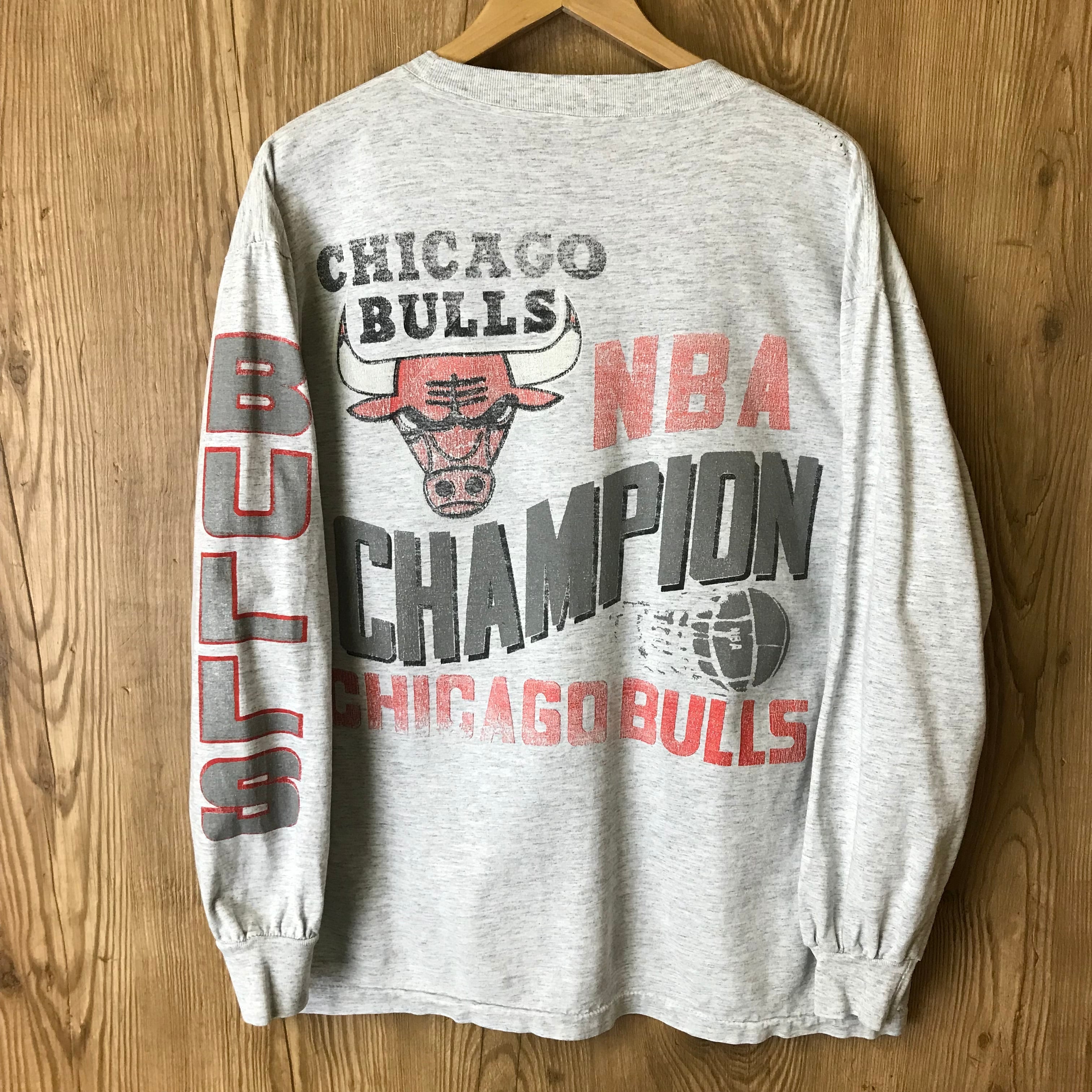BOOTLEG 90s VINTAGE 袖プリント CHICAGO BULLS マイケルジョーダン