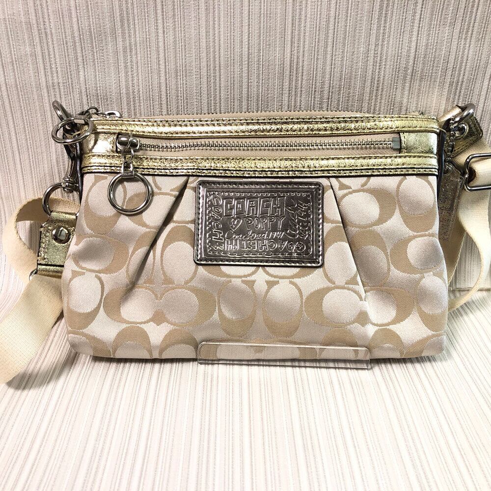 COACH コーチ ポピー POPPY シグネチャー ミニショルダーバッグ