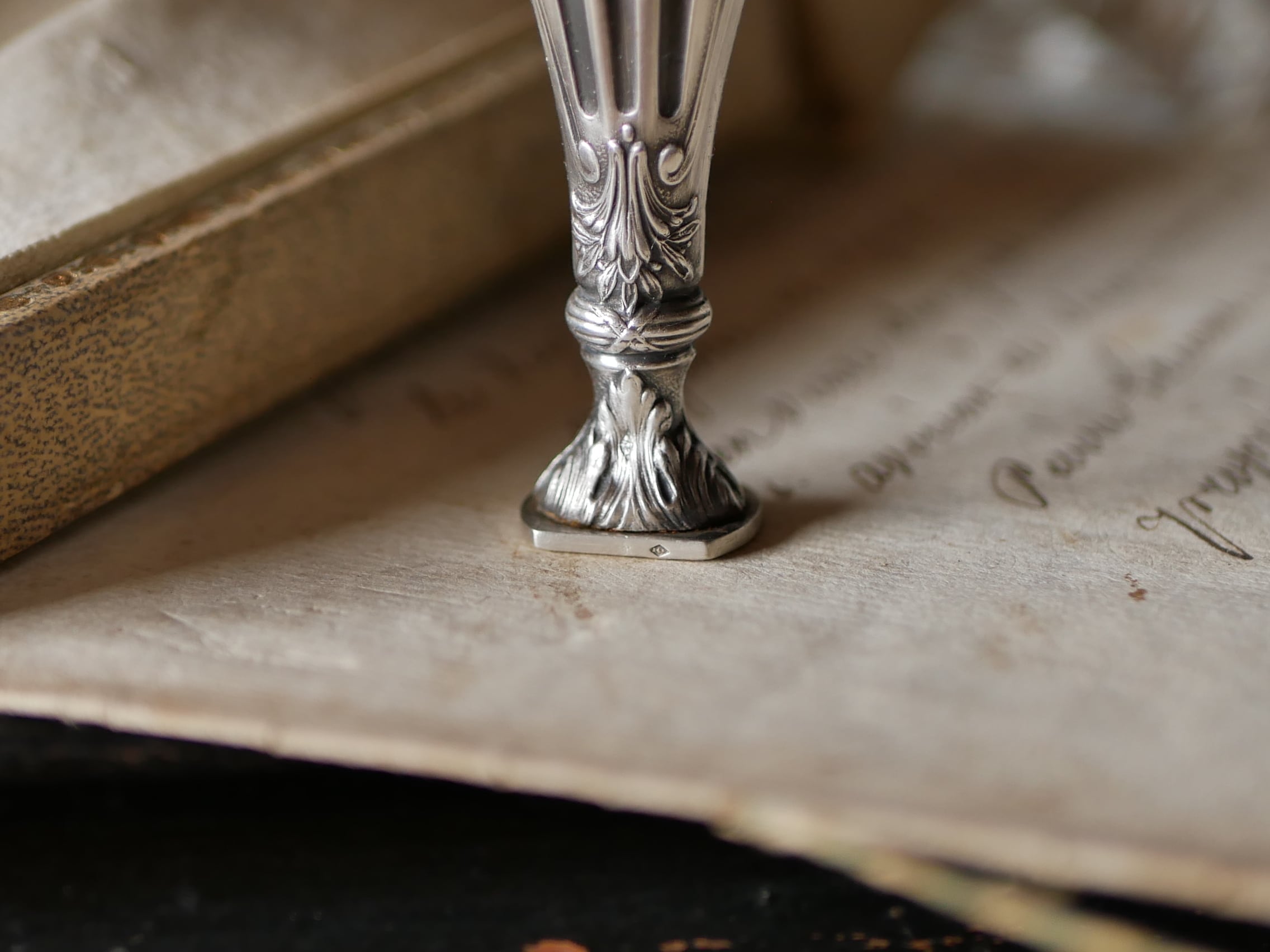 リボンのシーリングスタンプ フランスアンティーク ブロカント