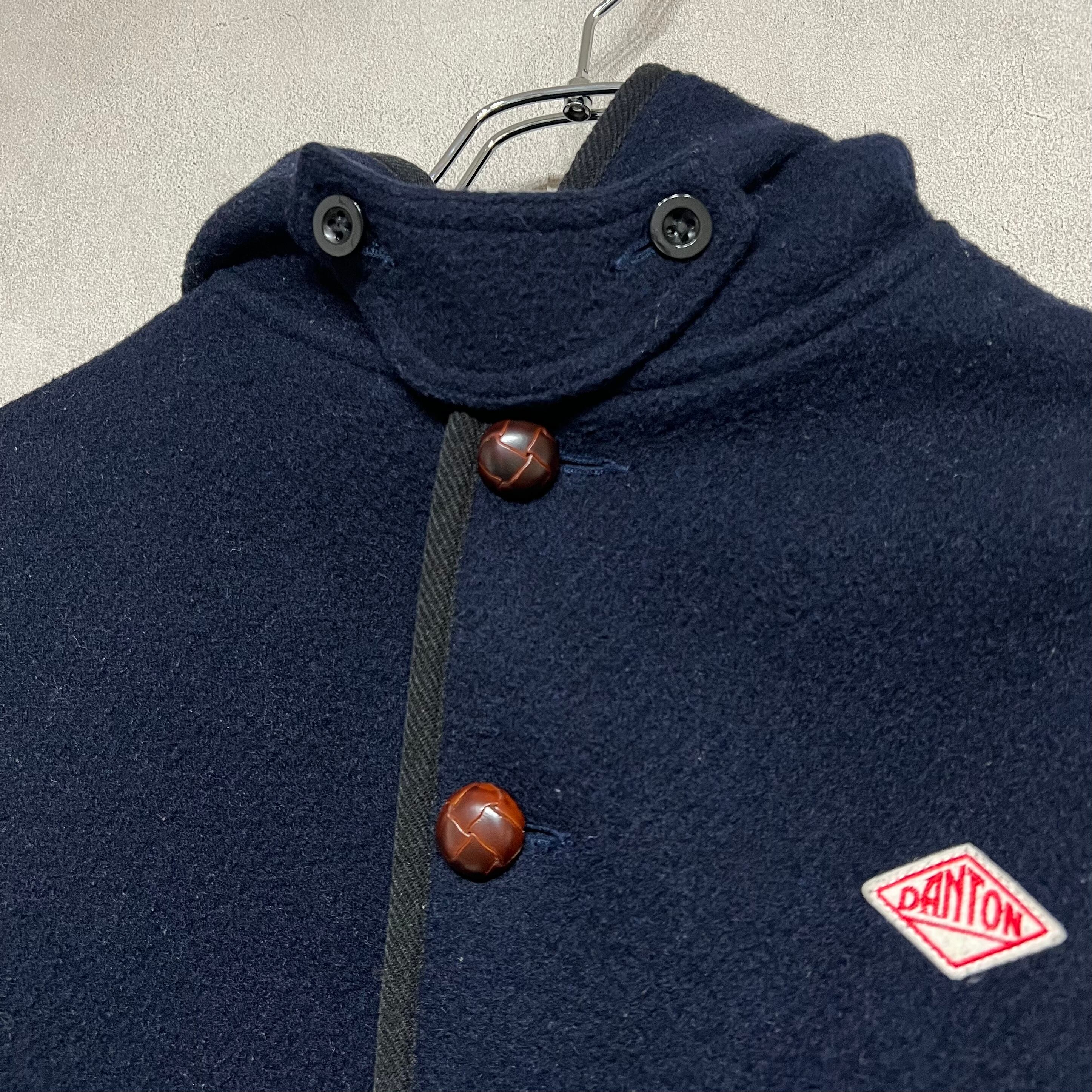 DANTON ウールモッサ地クルミボタンコート ダントン ジャケット 胡桃