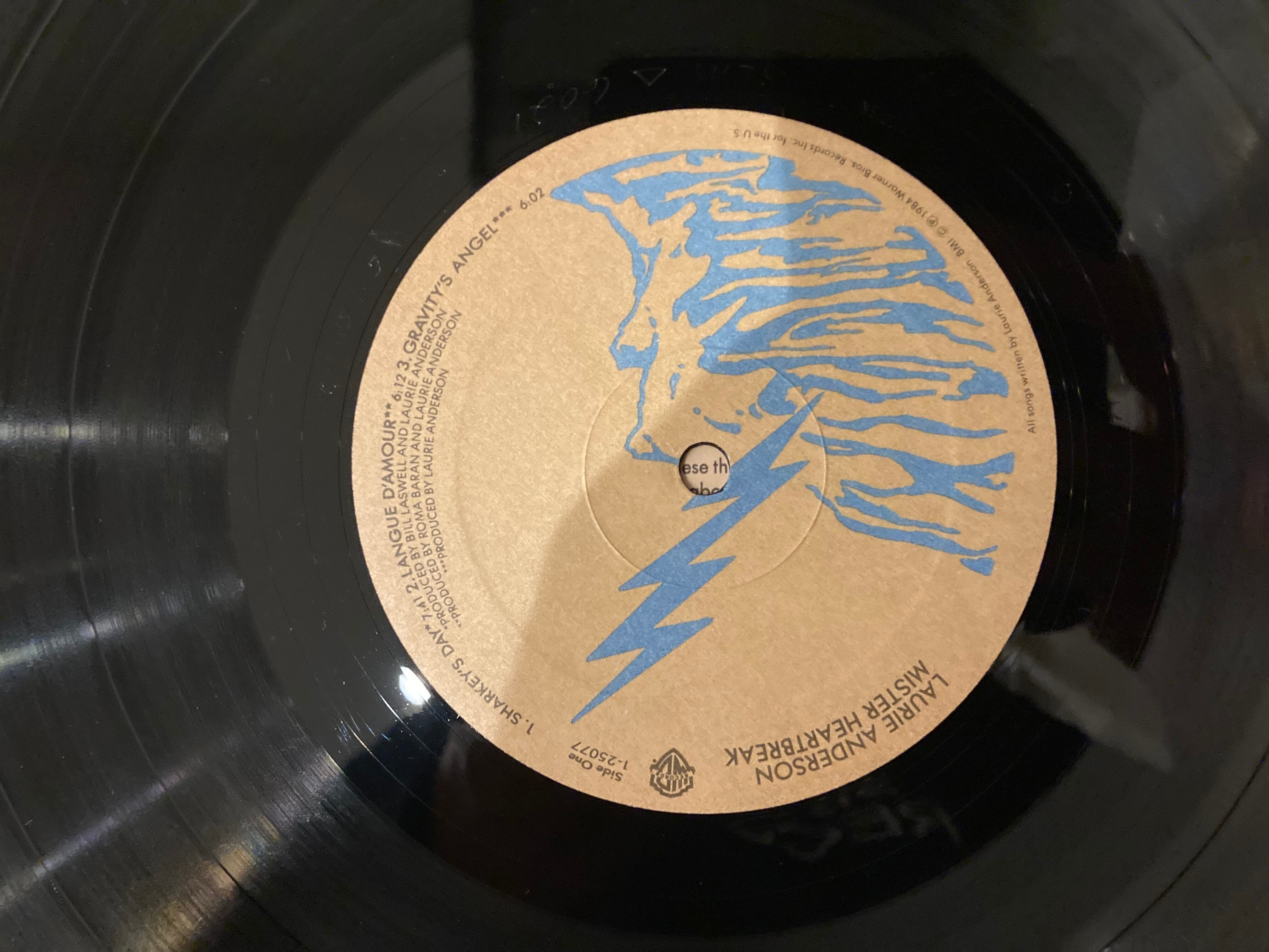 LAURIE ANDERSON / Mister Heartbreak | sixteen records (シックス