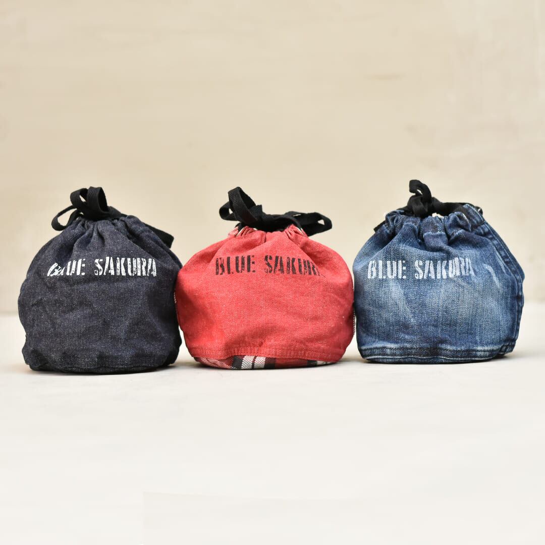 SMALL DRAWSTRING BAG ［巾着袋］ | BLUE SAKURA JEANS 公式サイト