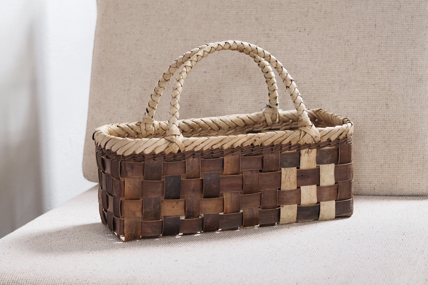 沢胡桃のかごバッグ（37×14）岩手県 | heritage