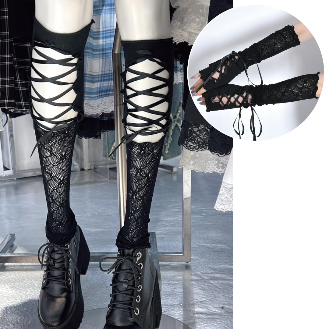 2WAY☆レースアームウォーマー×ソックス | VOLCAN&APHRODITE