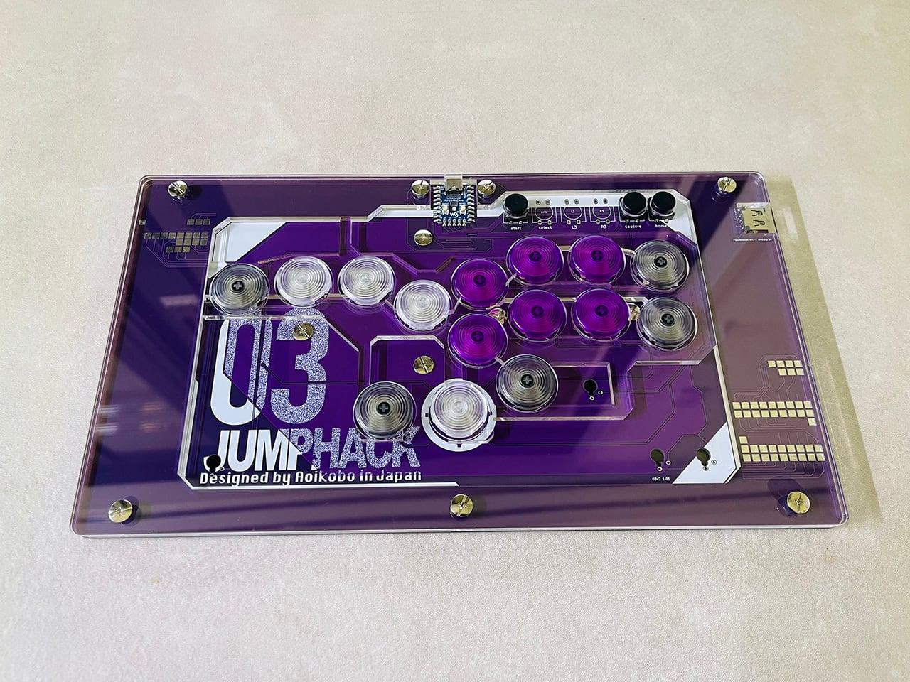 自作キット】JumpHack03第2世代 スト6向けレバーレスコントローラー PC