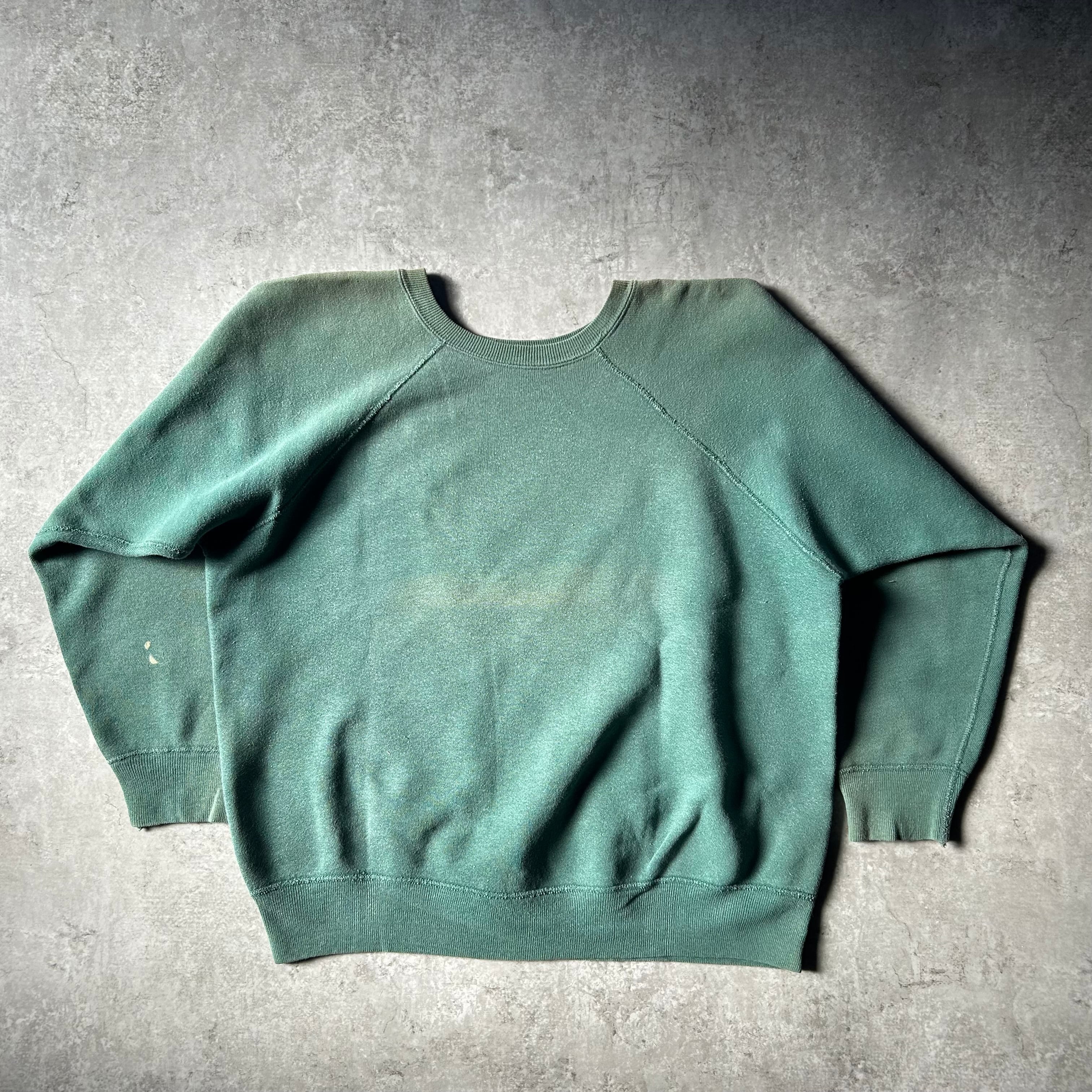 60s ヴィンテージスウェット USA製 フェードグリーン XL相当 | 東京準備室