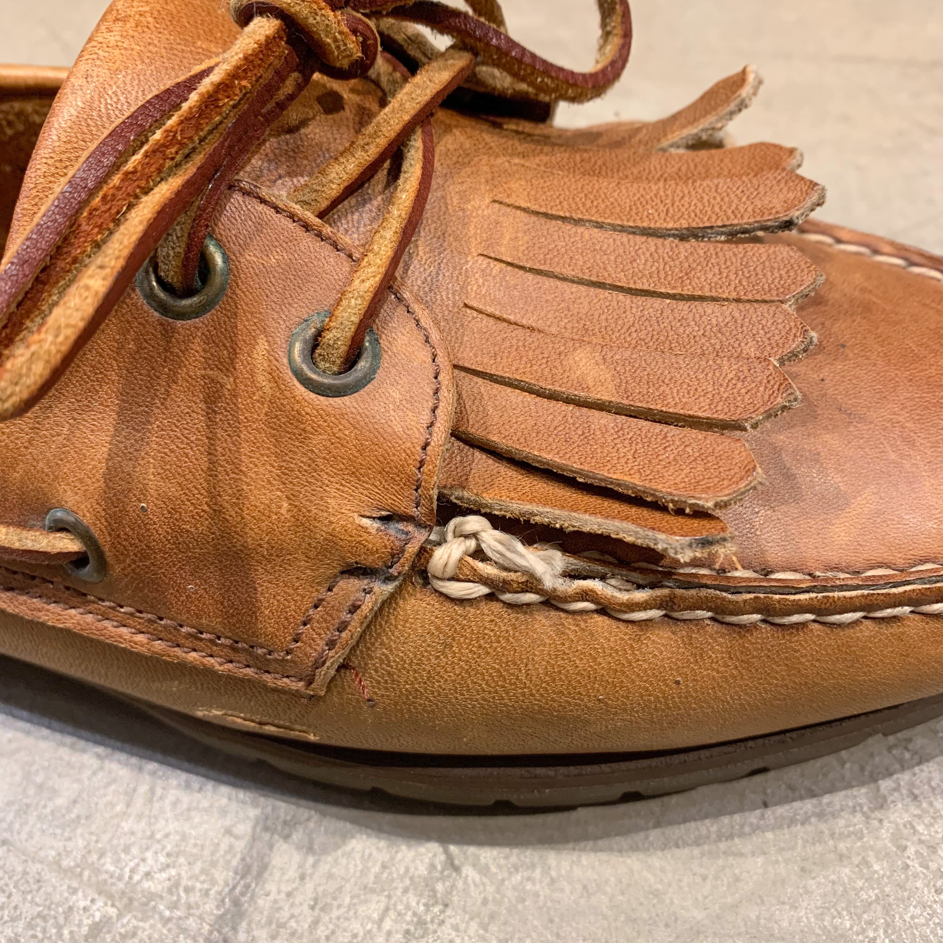 USA製 Polo Ralph Lauren Leather Deck Shoes / ポロ ラルフローレン