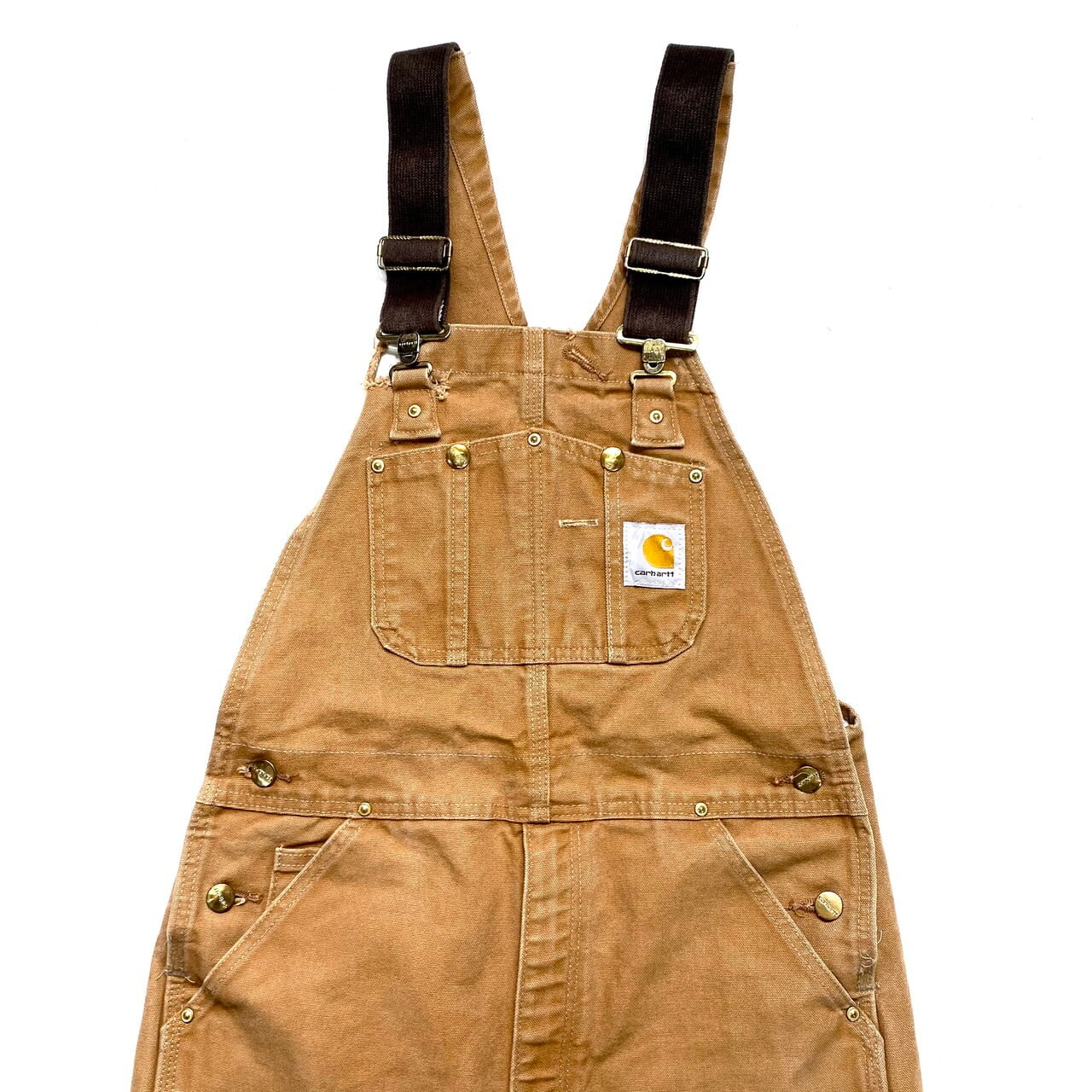 90年代 Carhartt カーハート ダック地 ダブルニー オーバーオール