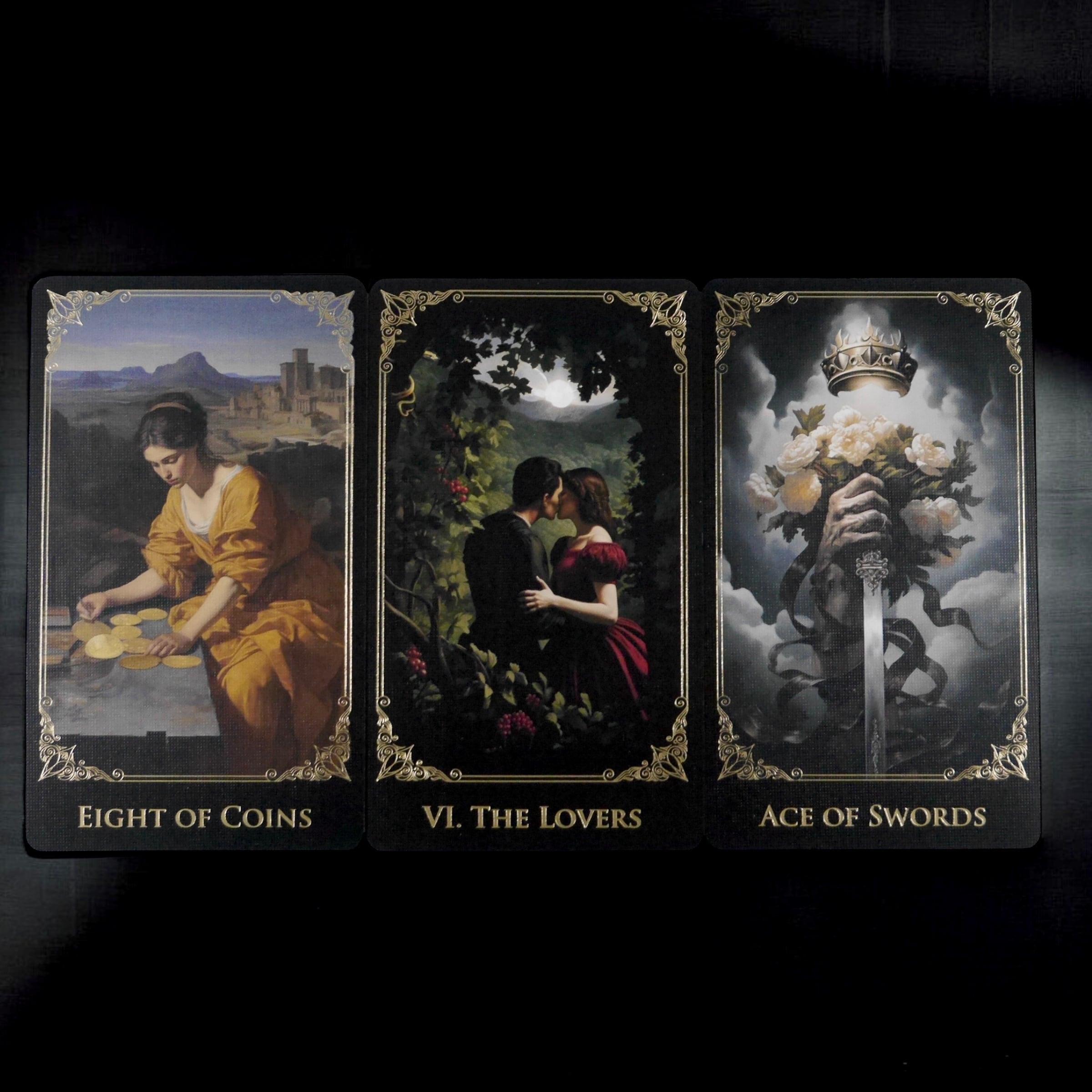 バロックタロット 貴重 芸術的で美しいタロットカード クラウドファン