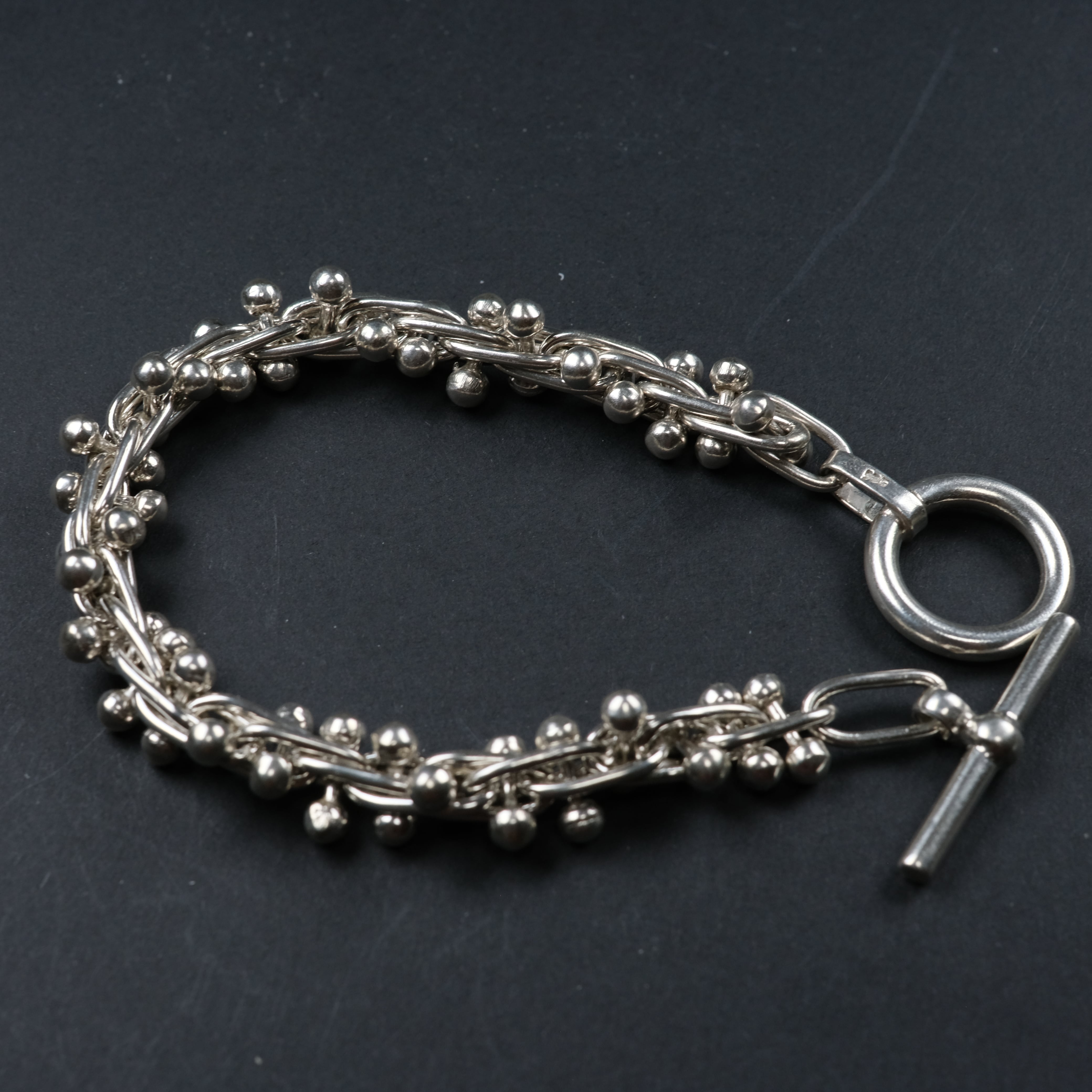 別注 メキシコ タスコ製 Taxco シルバー925 DNAマンテルブレスレット