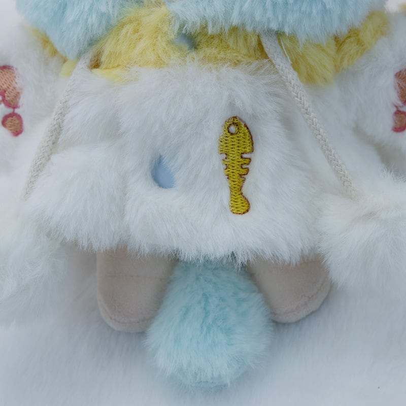 10㎝・20㎝用】4点セット もふもふ 猫耳 着ぐるみ コーデ ぬい服 ぬい