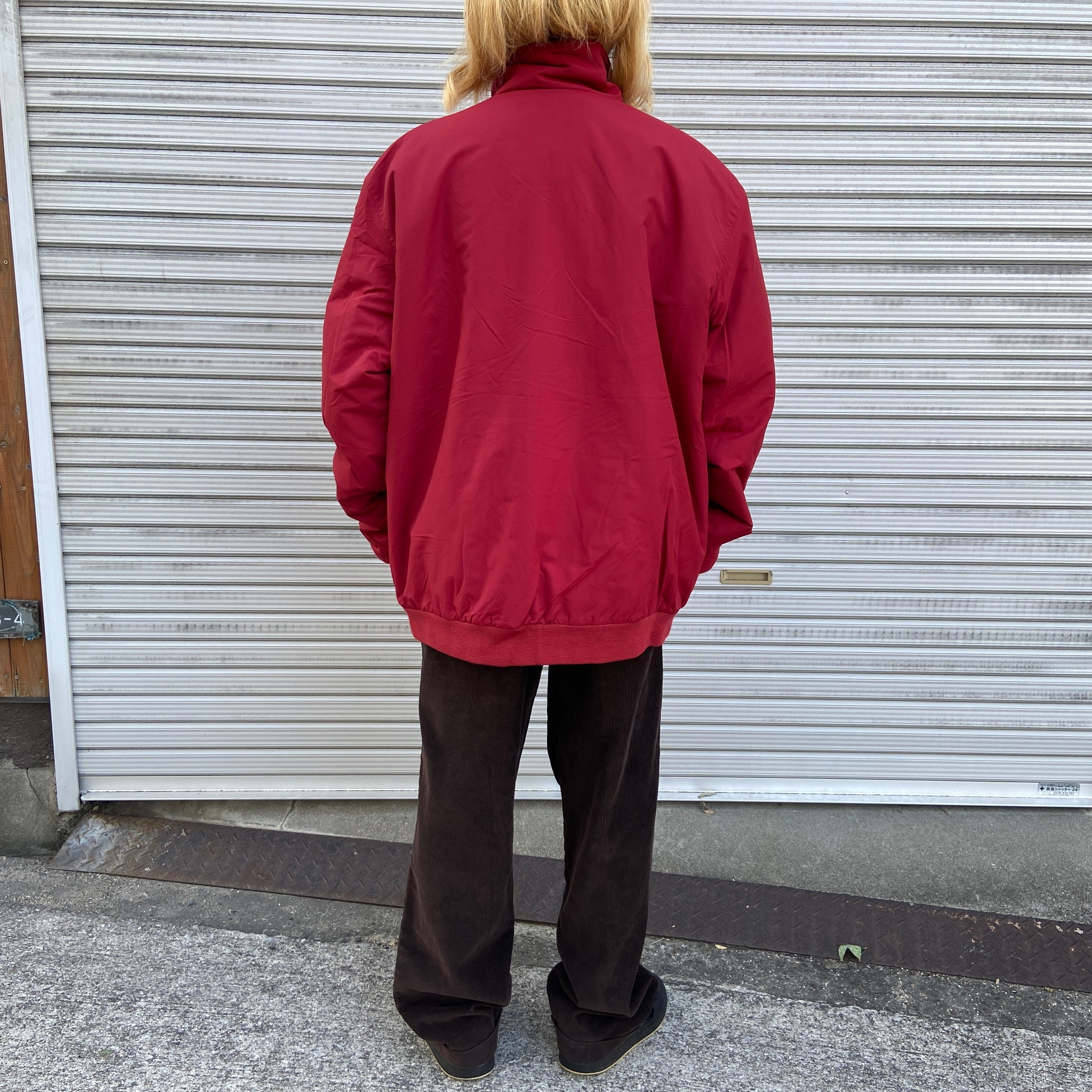 送料無料』90s L.L.Bean エルエルビーン ウォームアップジャケット