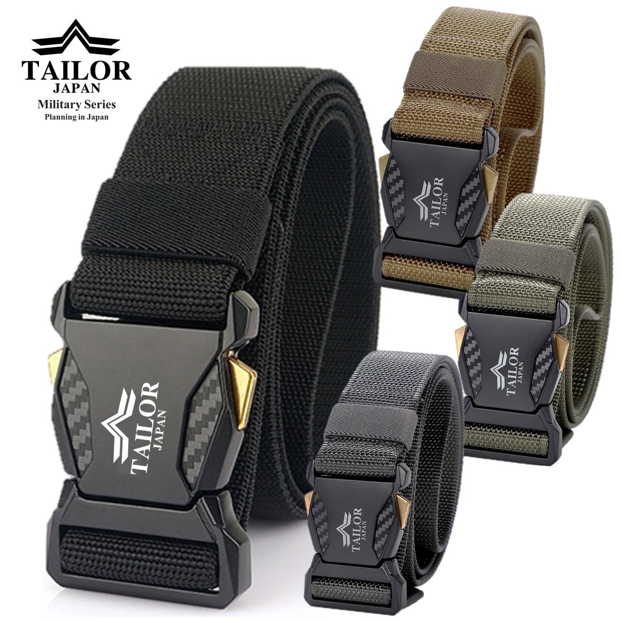 公式【TAILOR JAPAN/テイラージャパン】 新型 ワンタッチベルト IN