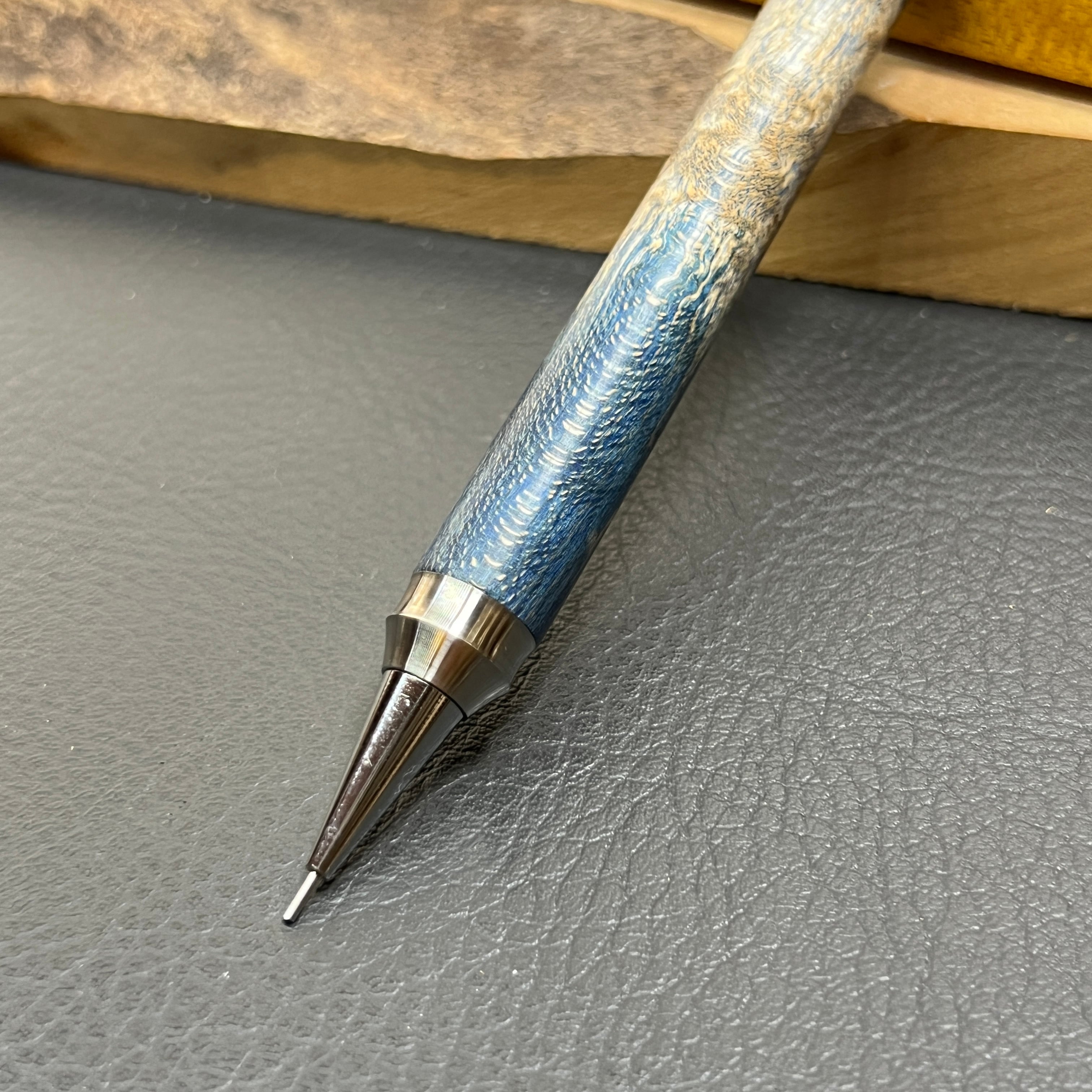 19バーズアイメープルスタビ 木製シャーペン 強低重心ダブルRタイプ