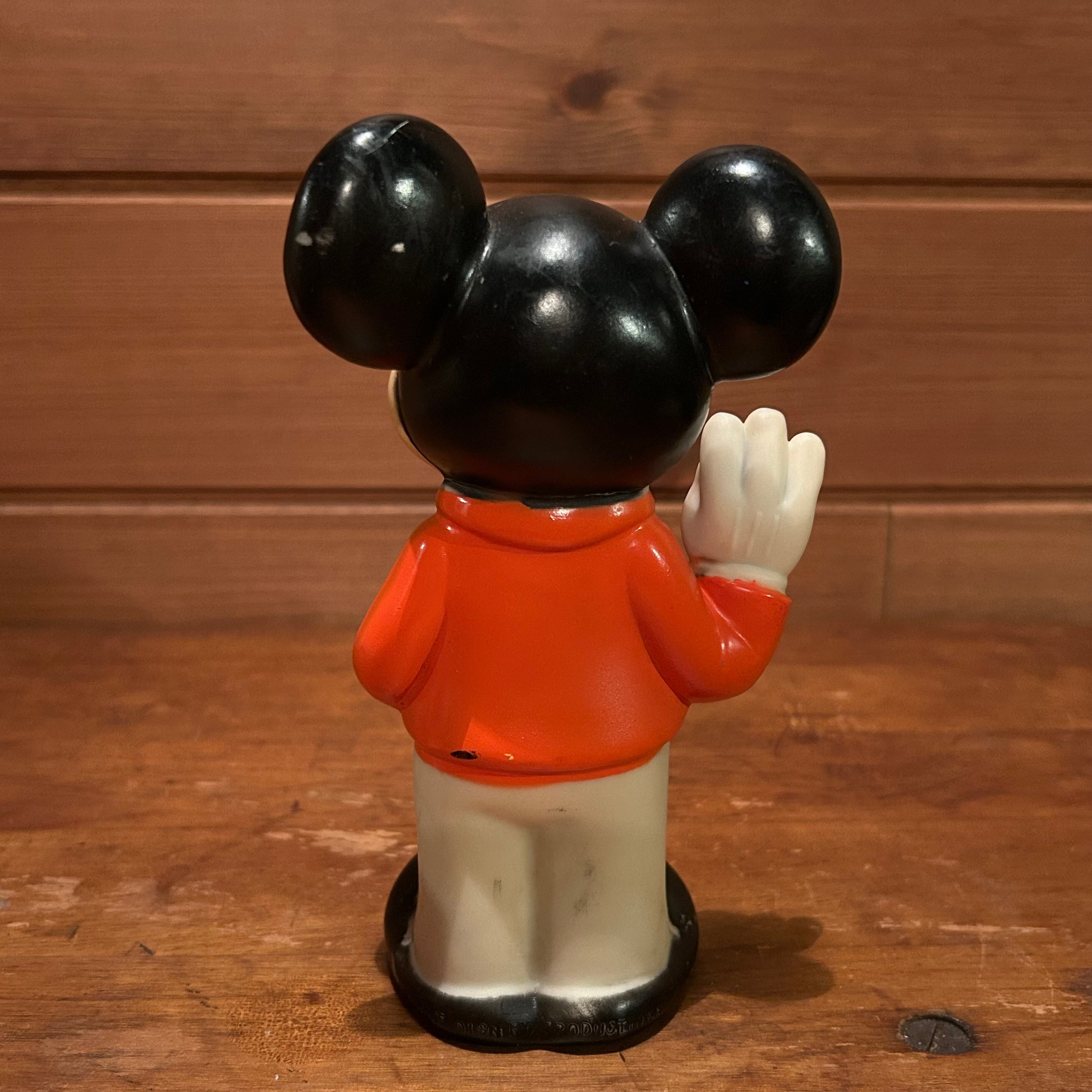 ミッキーマウス ソフビ ラバードール ヴィンテージ フィギュア