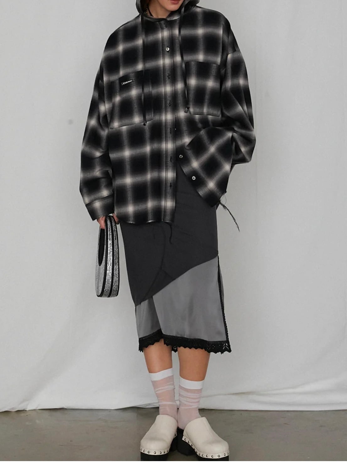 25SS】PRANK PROJECT プランクプロジェクト / Hooded Check Shirt
