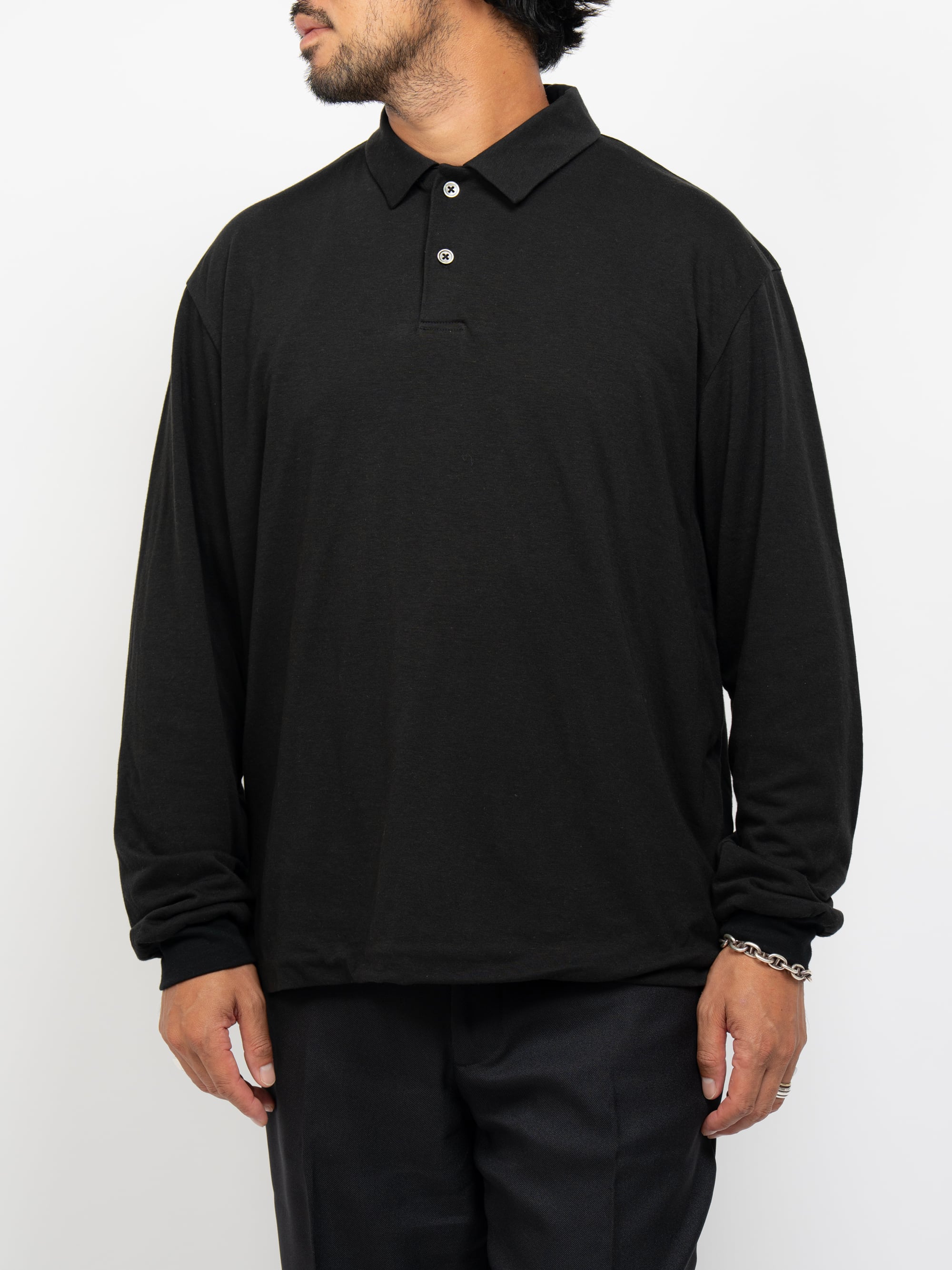 Two Layers Long Sleeve Polo | OVY