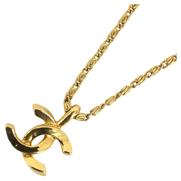 Vintage CHANEL シャネル ココマーク ネックレス ゴールド