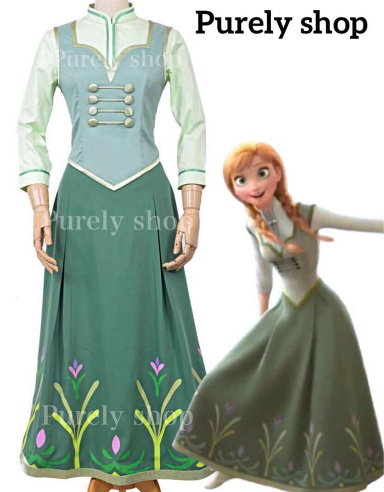 ディズニー アナと雪の女王 エンディング スケート ドレス Dハロ 衣装