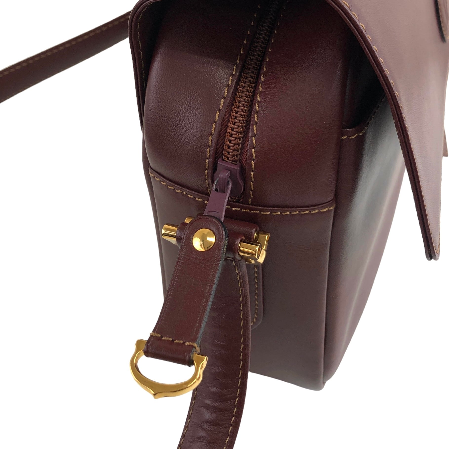 Cartier カルティエ マストライン ショルダーバッグ ボルドー vintage